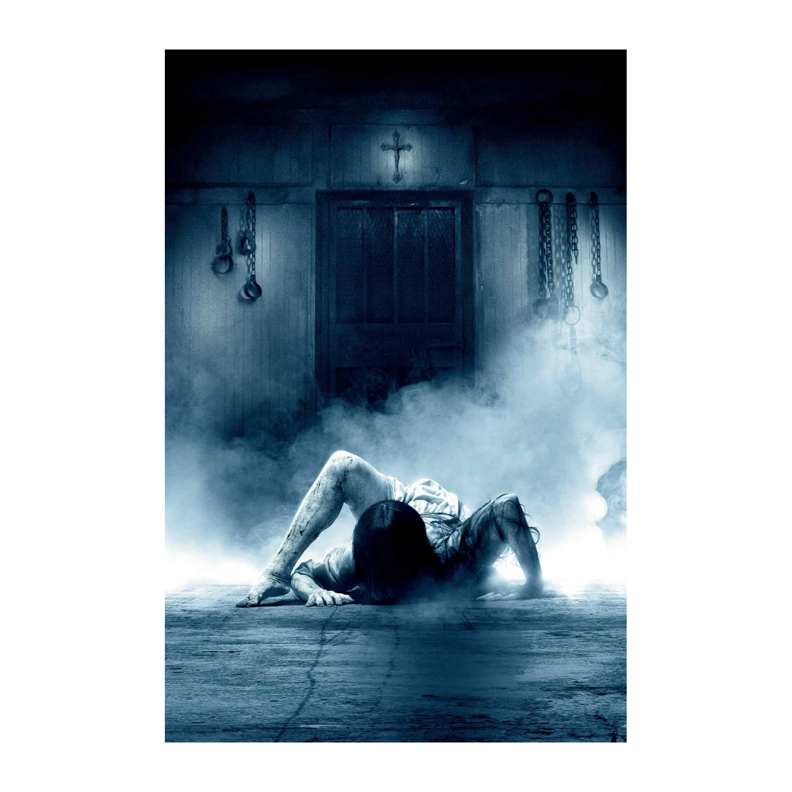 Haunting Horror Girl Crawling Wall Art