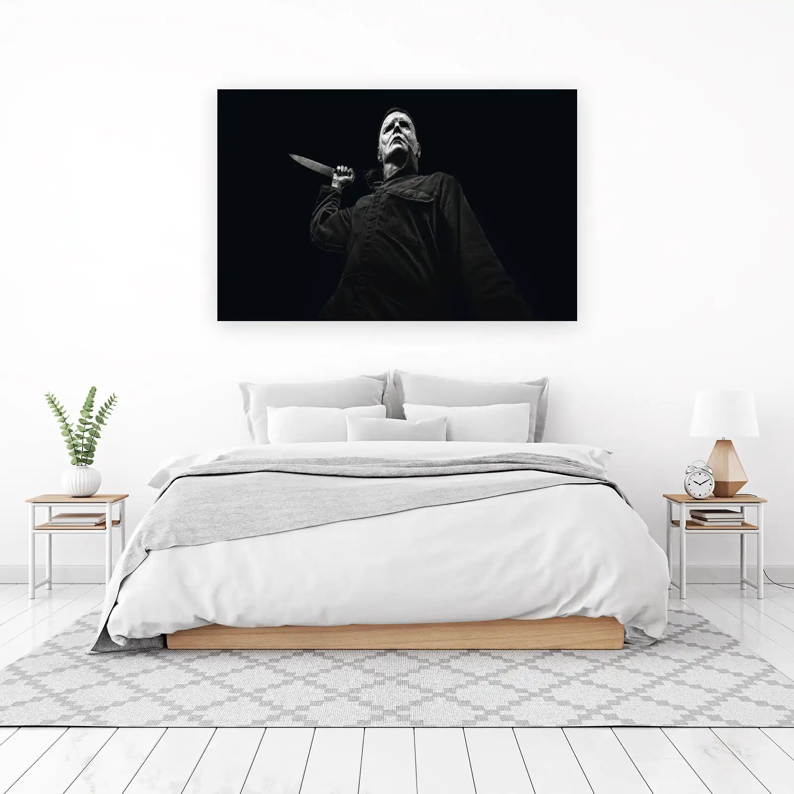 Michael Myers Halloween Knife Wall Art