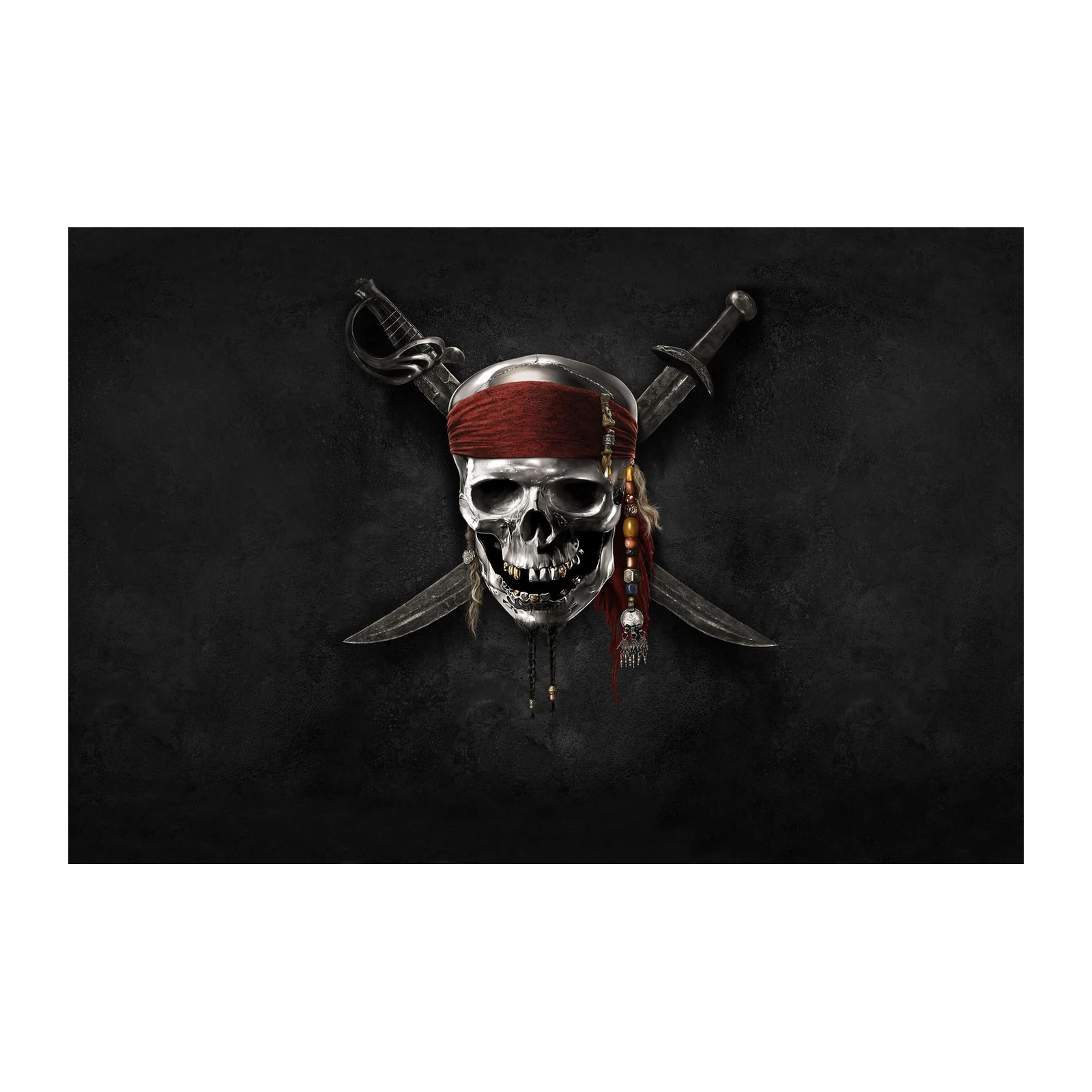 Pirate Skull & Swords Nautical Wall Art