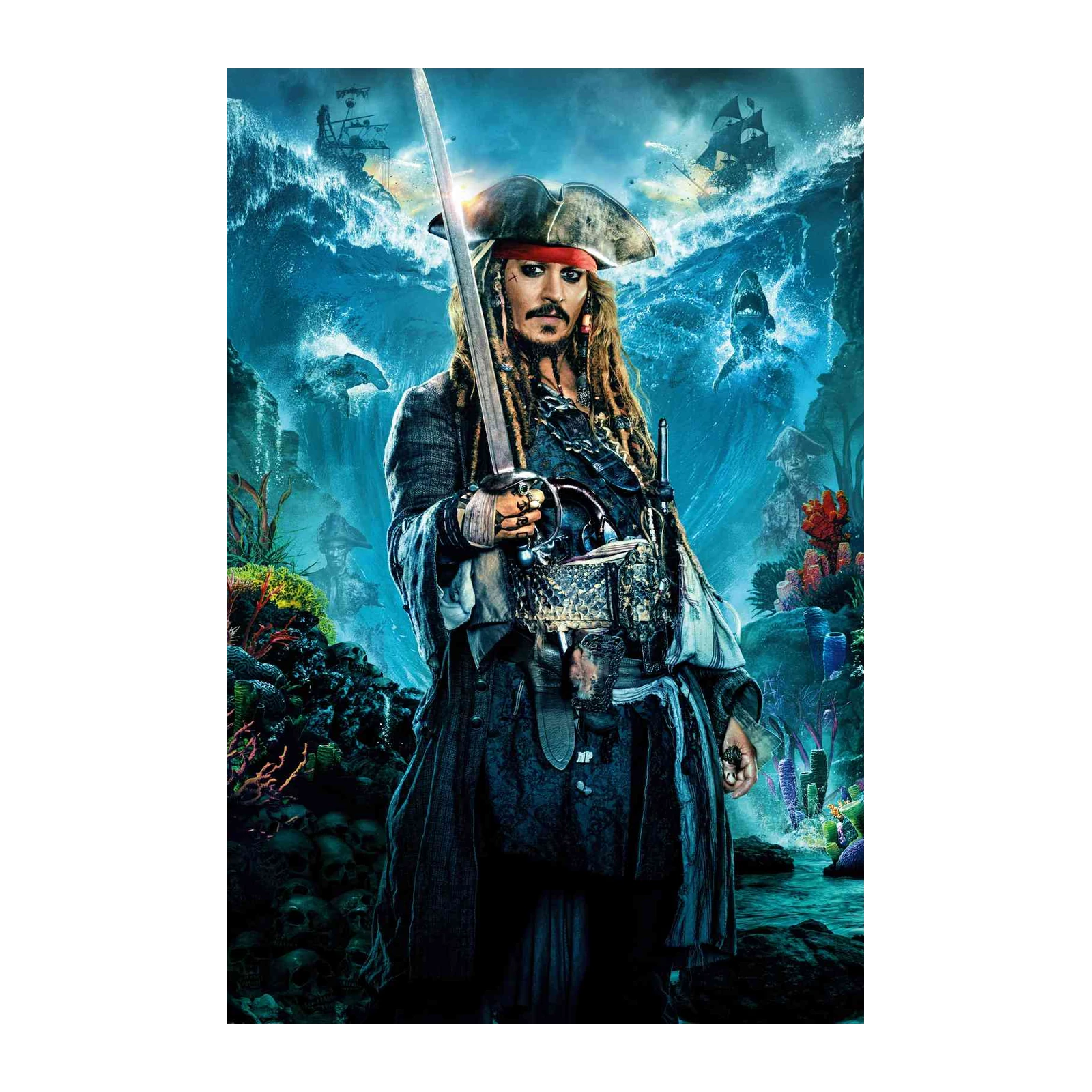 Captain Jack Sparrow Pirate Adventure Wall Art