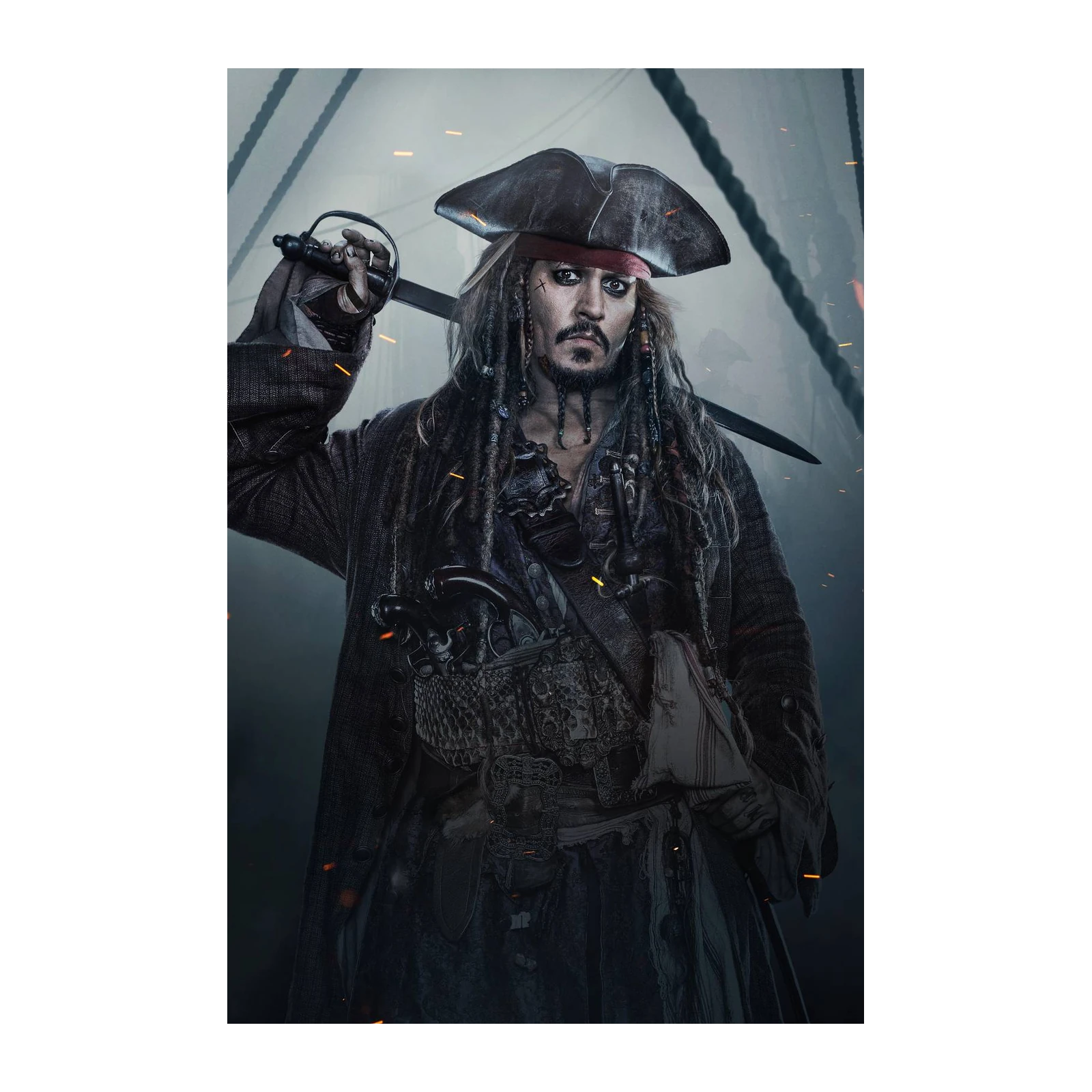 Captain Jack Sparrow Pirate Adventure Wall Art