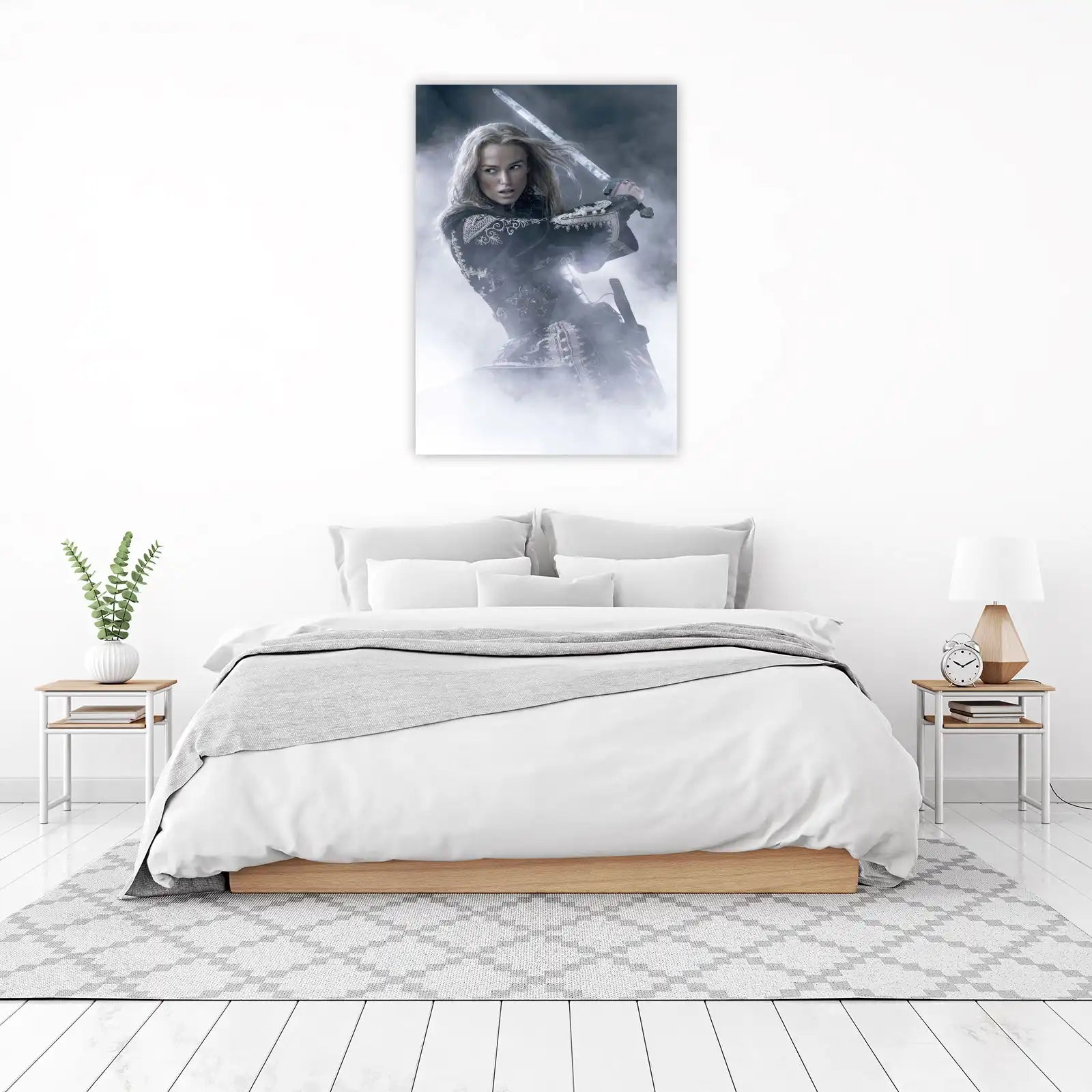 Elizabeth Swann Warrior Woman Sword Wall Art