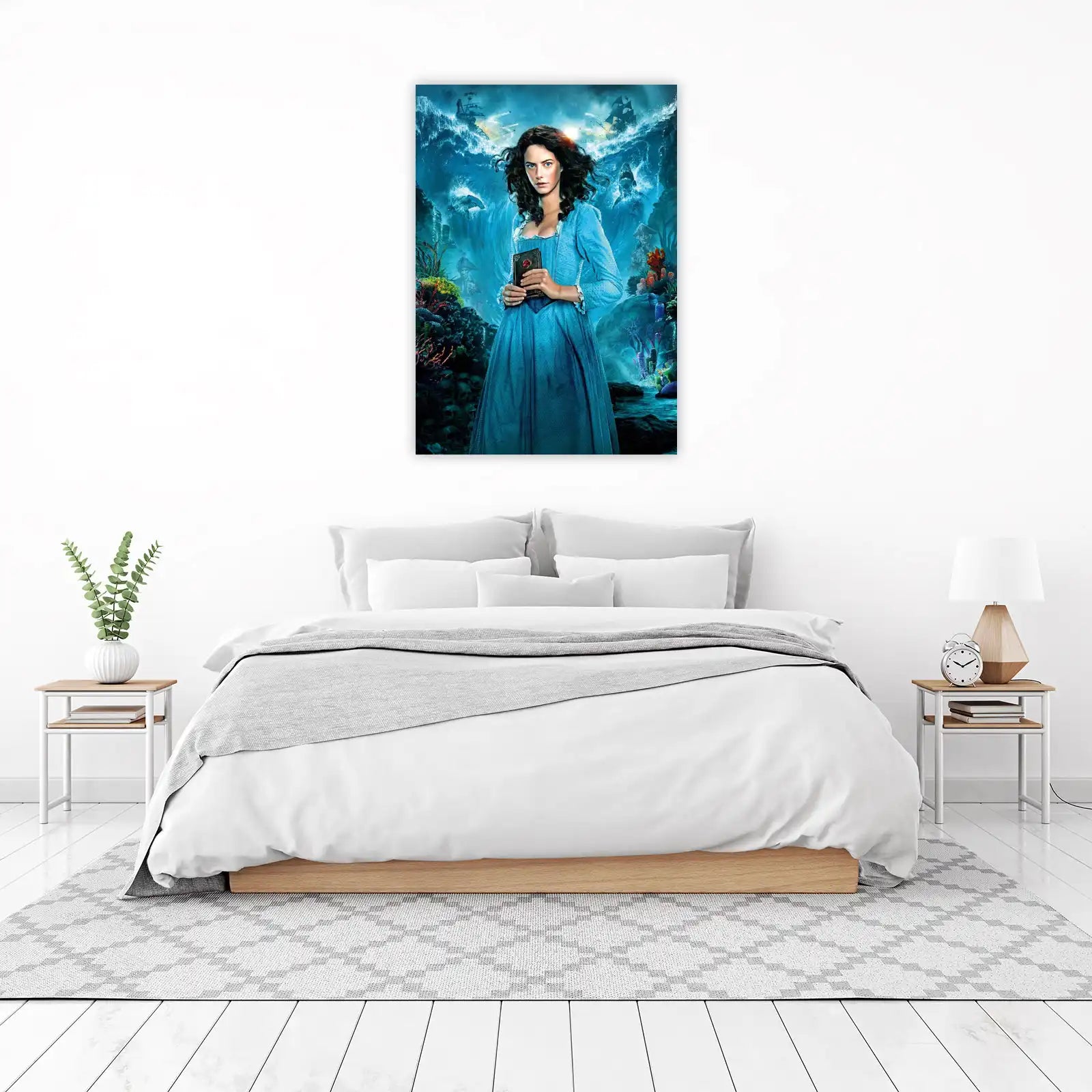 Mysterious Siren Turquoise Adventure Wall Art