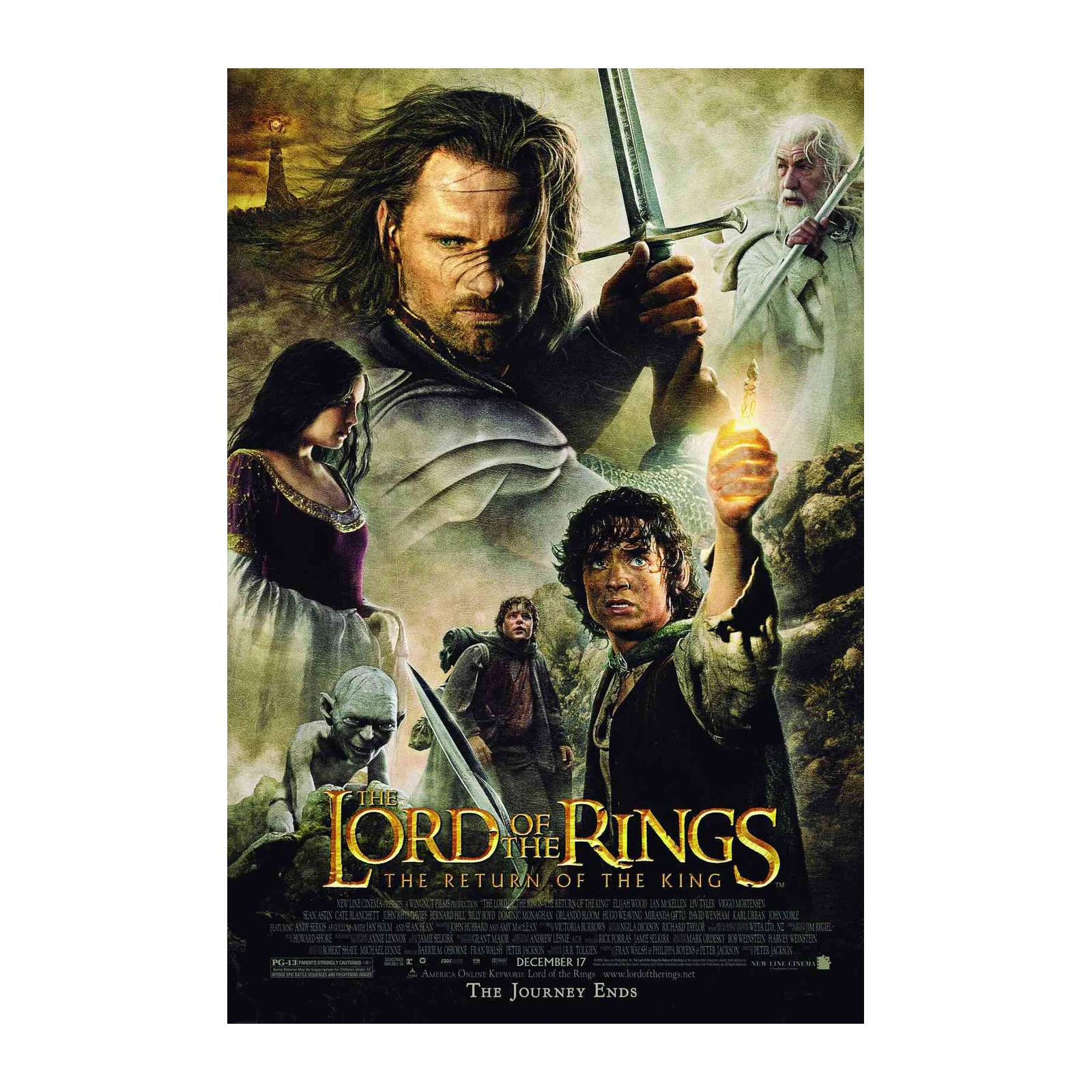 Lord of the Rings Return of the King Wall Art