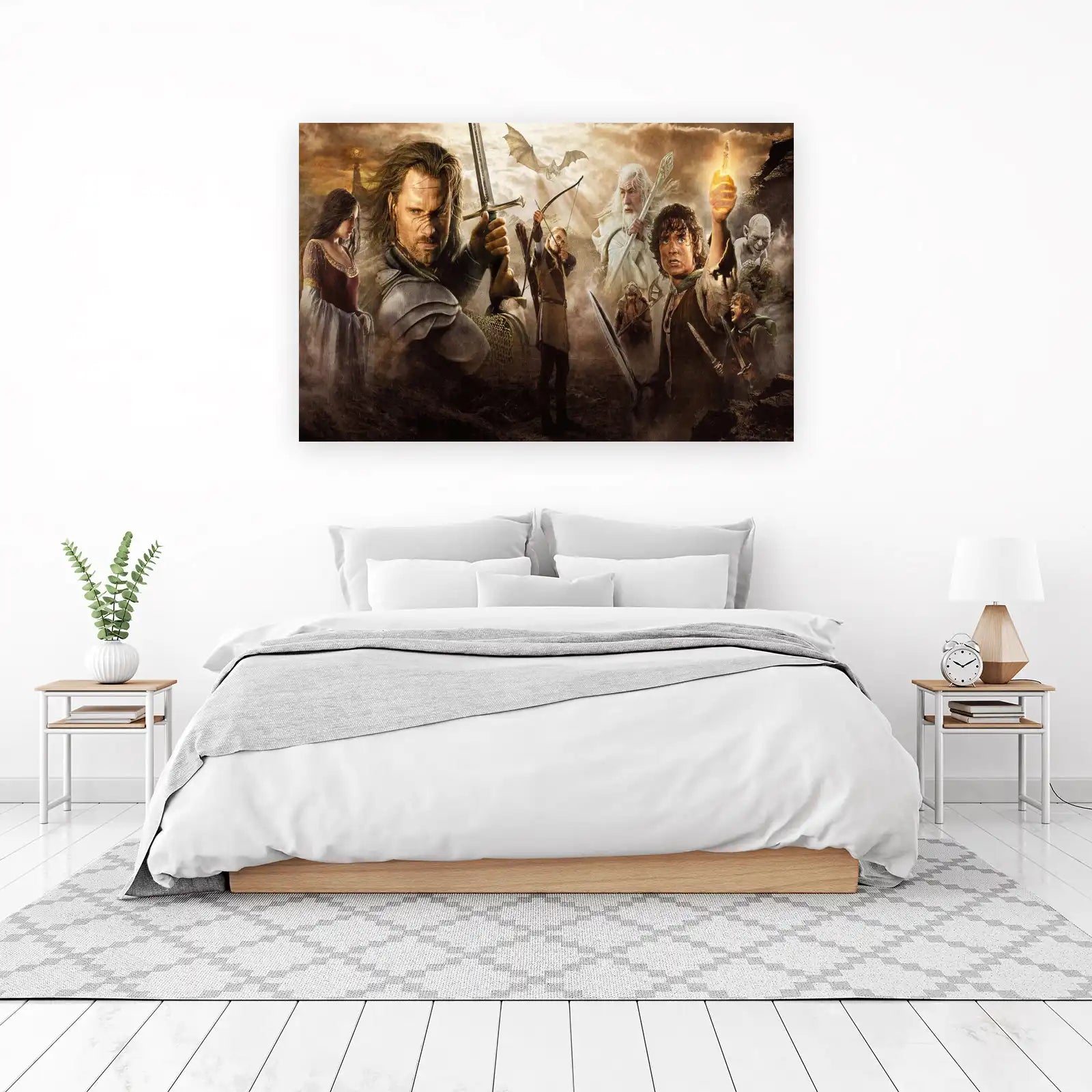 Epic Lord of the Rings Montage Wall Art