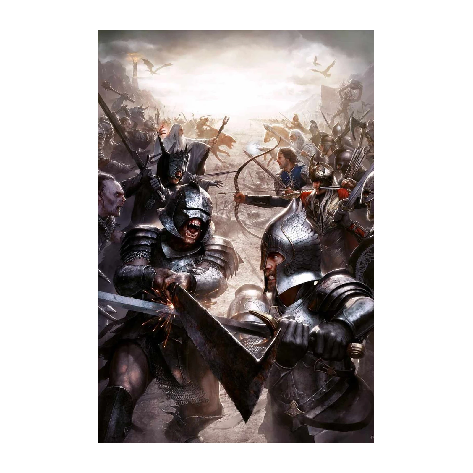 Epic Battle Fantasy Art Wall Art