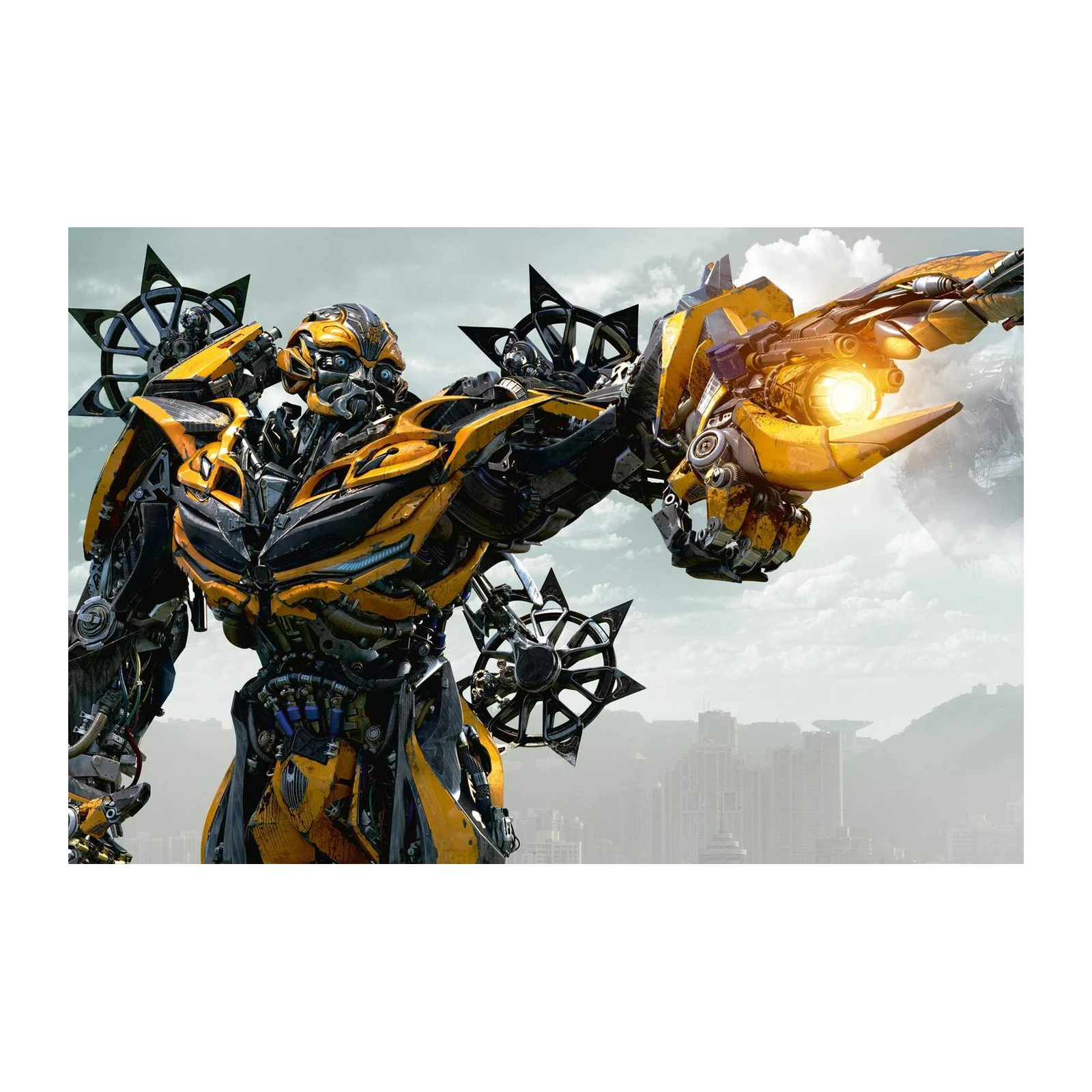 Epic Bumblebee Transformers Action Wall Art