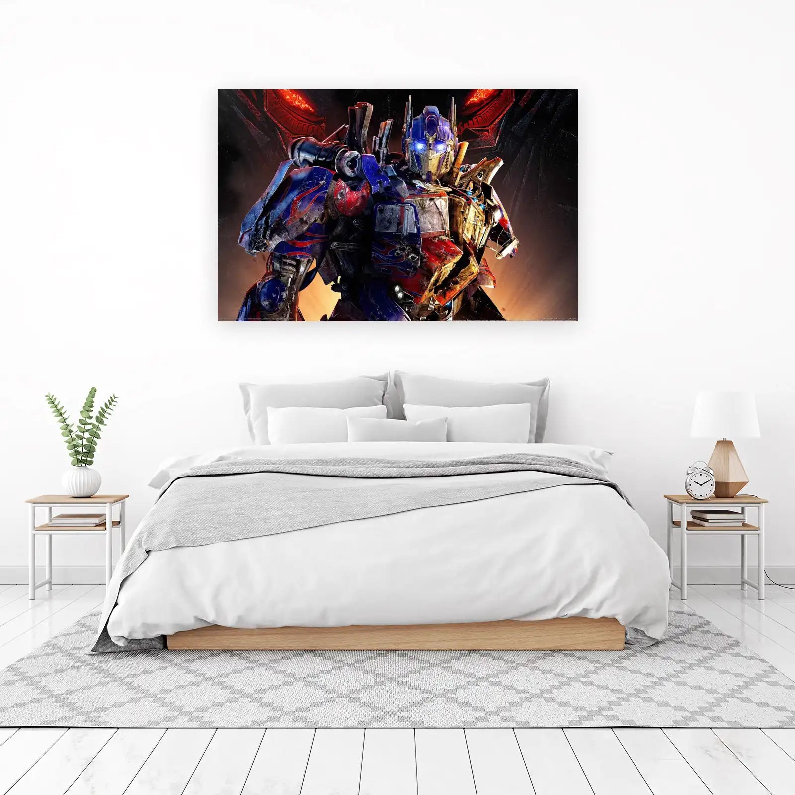 Optimus Prime Epic Mech Action Wall Art