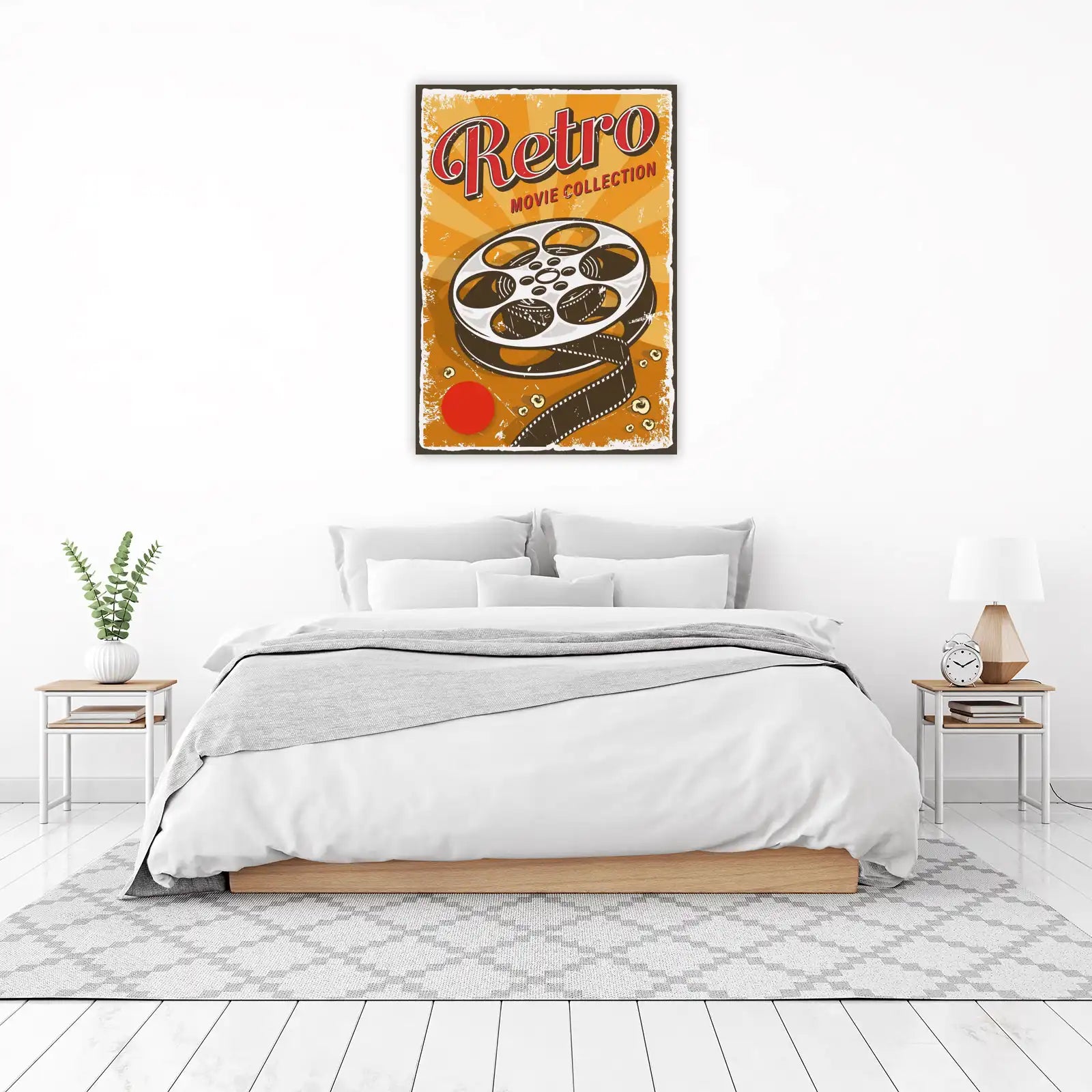 Retro Movie Reel Wall Art