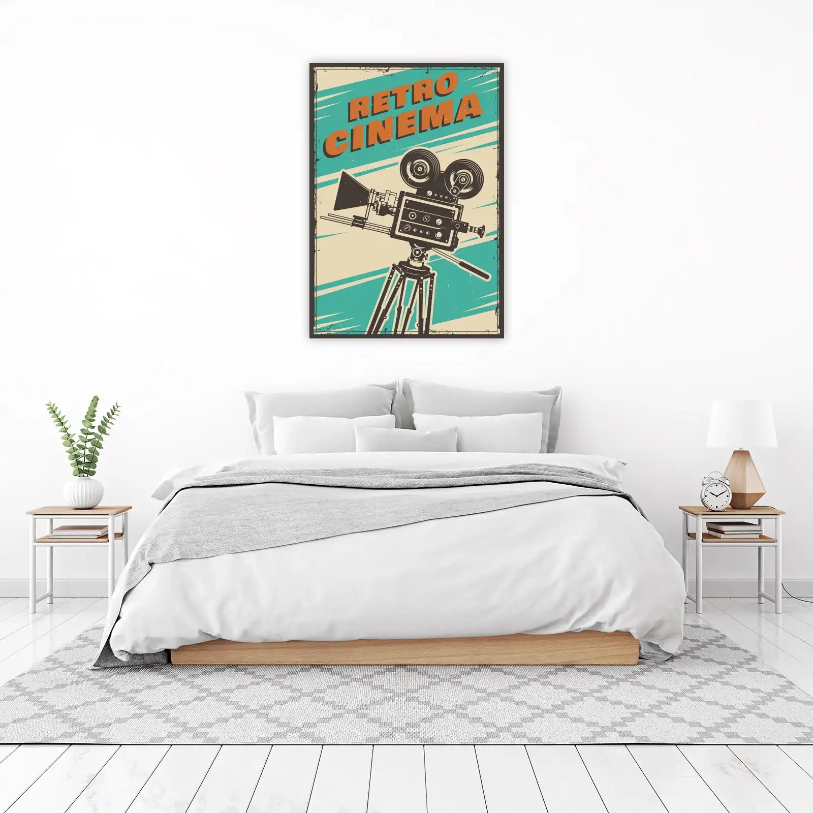 Retro Cinema Vintage Camera Wall Art