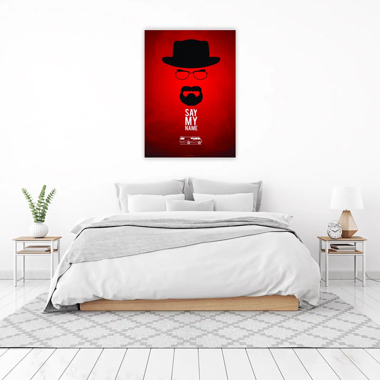 Iconic Heisenberg Say My Name Wall Art