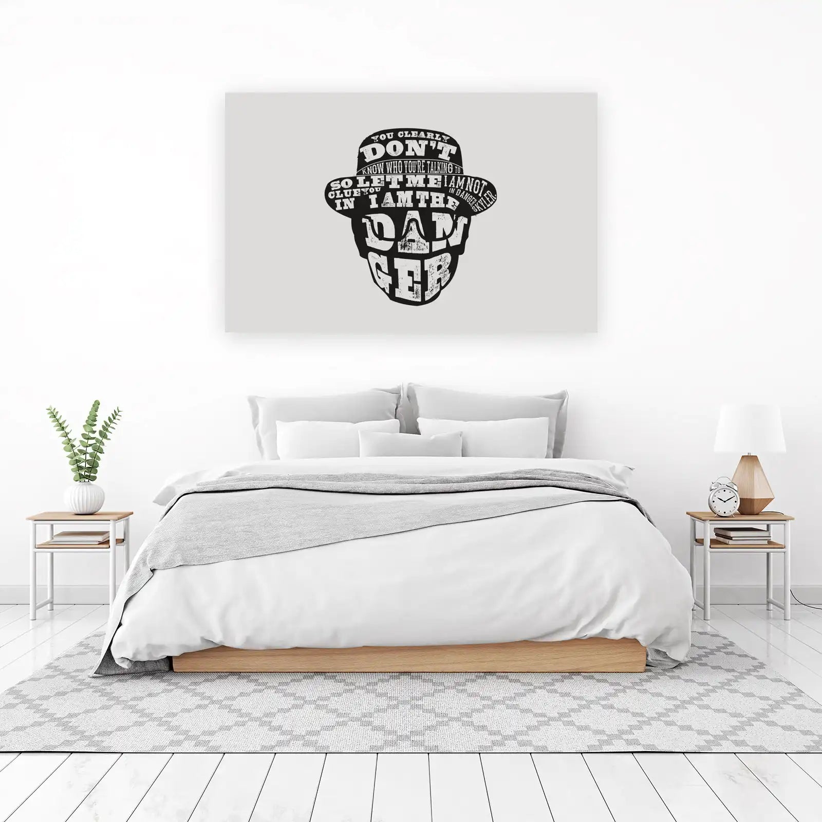 Iconic Heisenberg Quote Typographic Art Wall Art
