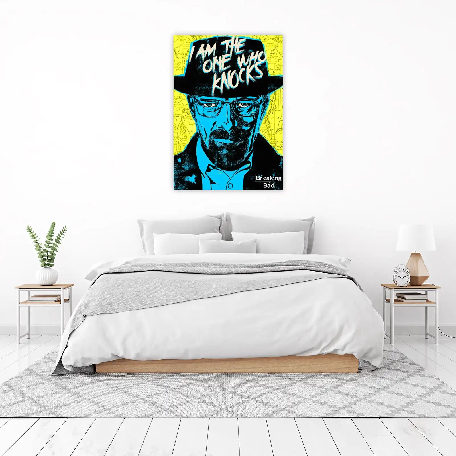 Walter White I Am The One Who Knocks Wall Art
