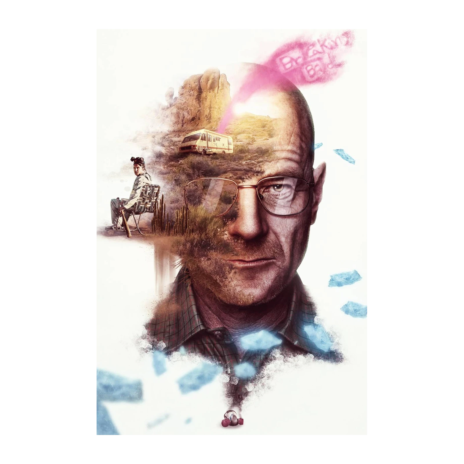 Iconic Heisenberg Breaking Bad Wall Art