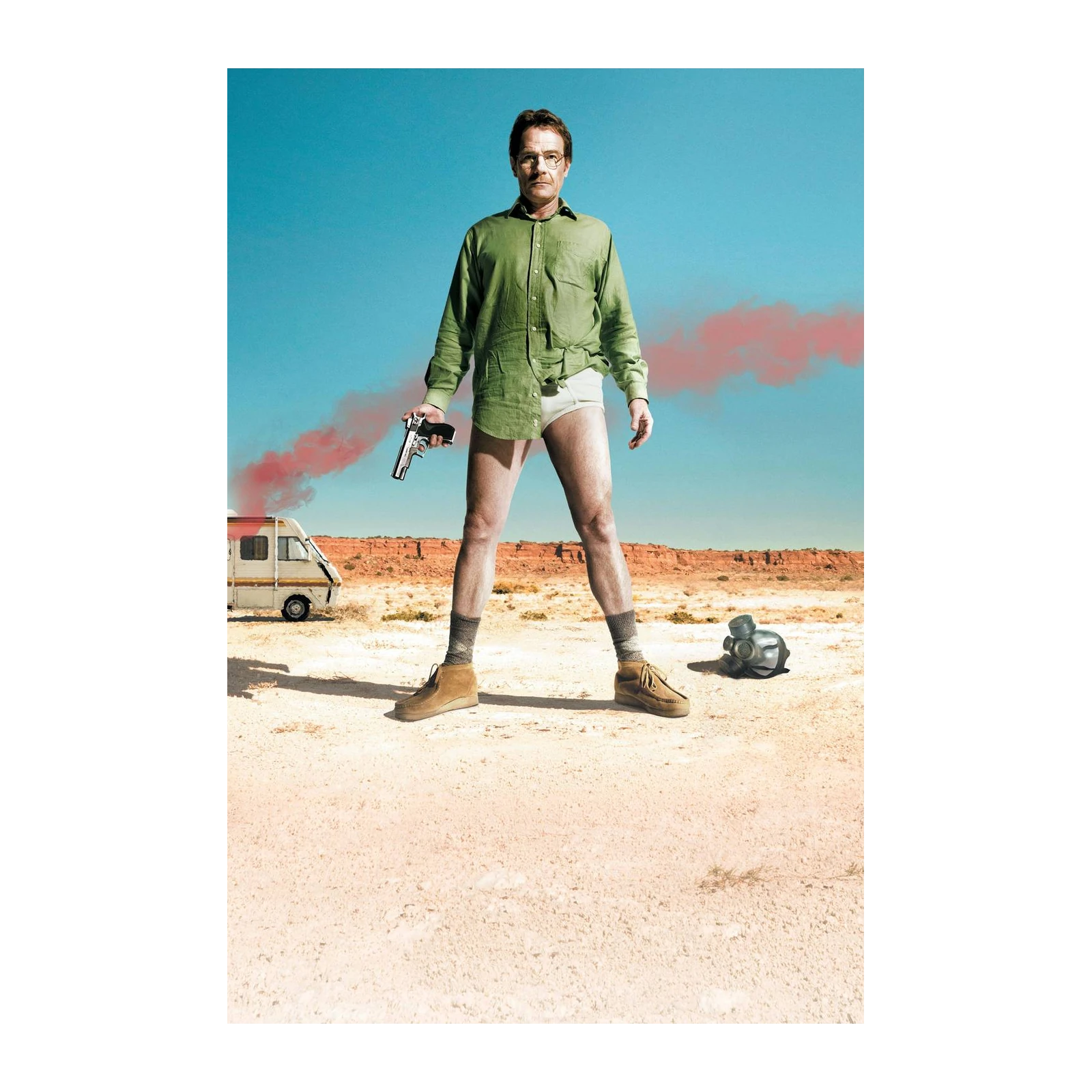 Iconic Heisenberg Desert Scene Wall Art