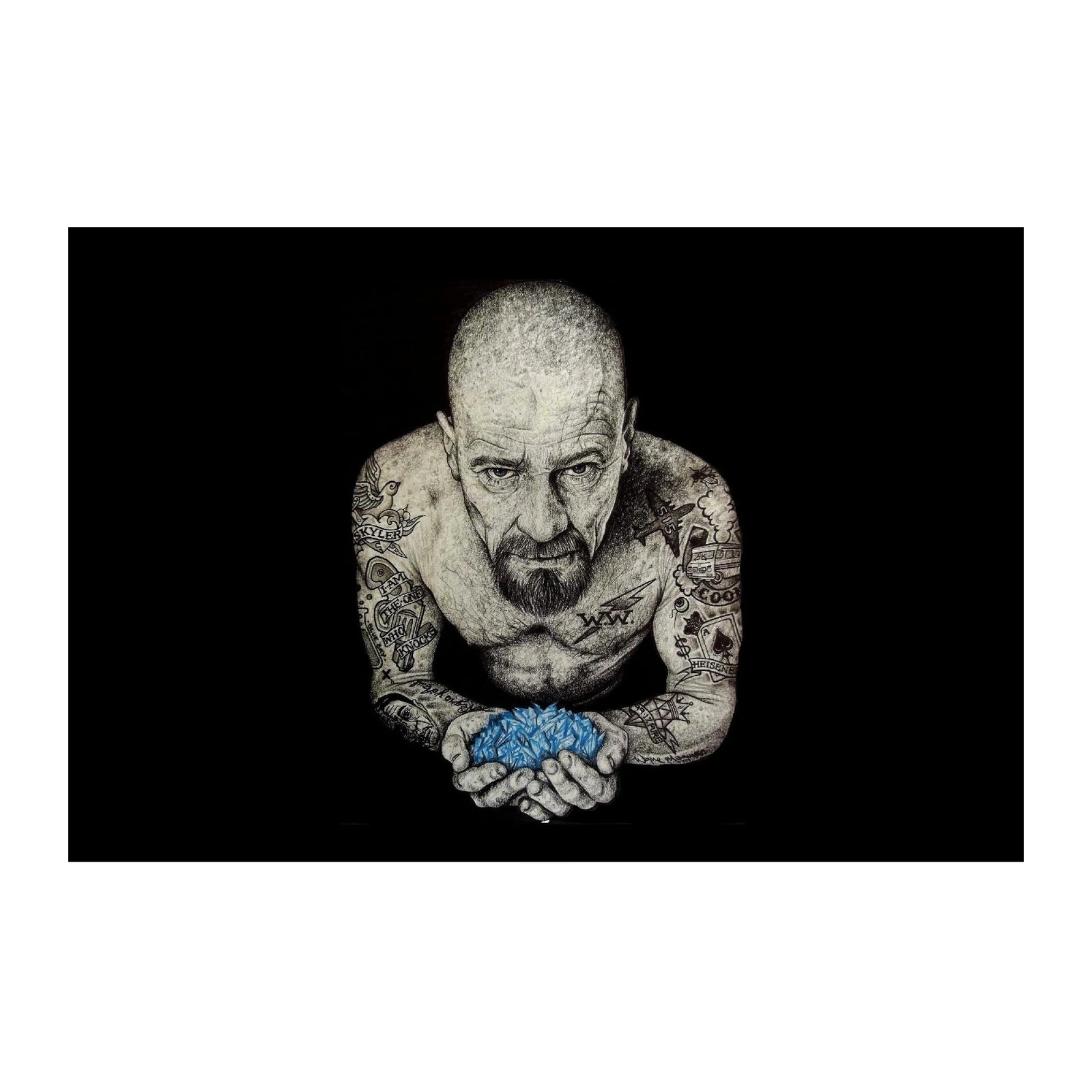 Heisenberg "I Am The One Who Knocks" Wall Art