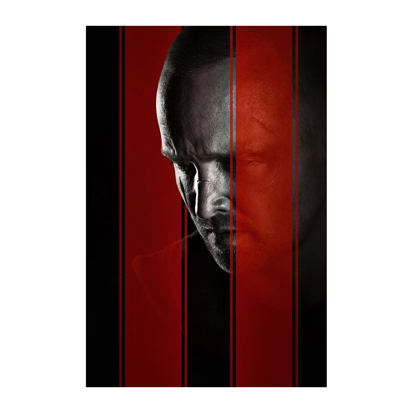 Intense Portrait Red & Black Wall Art