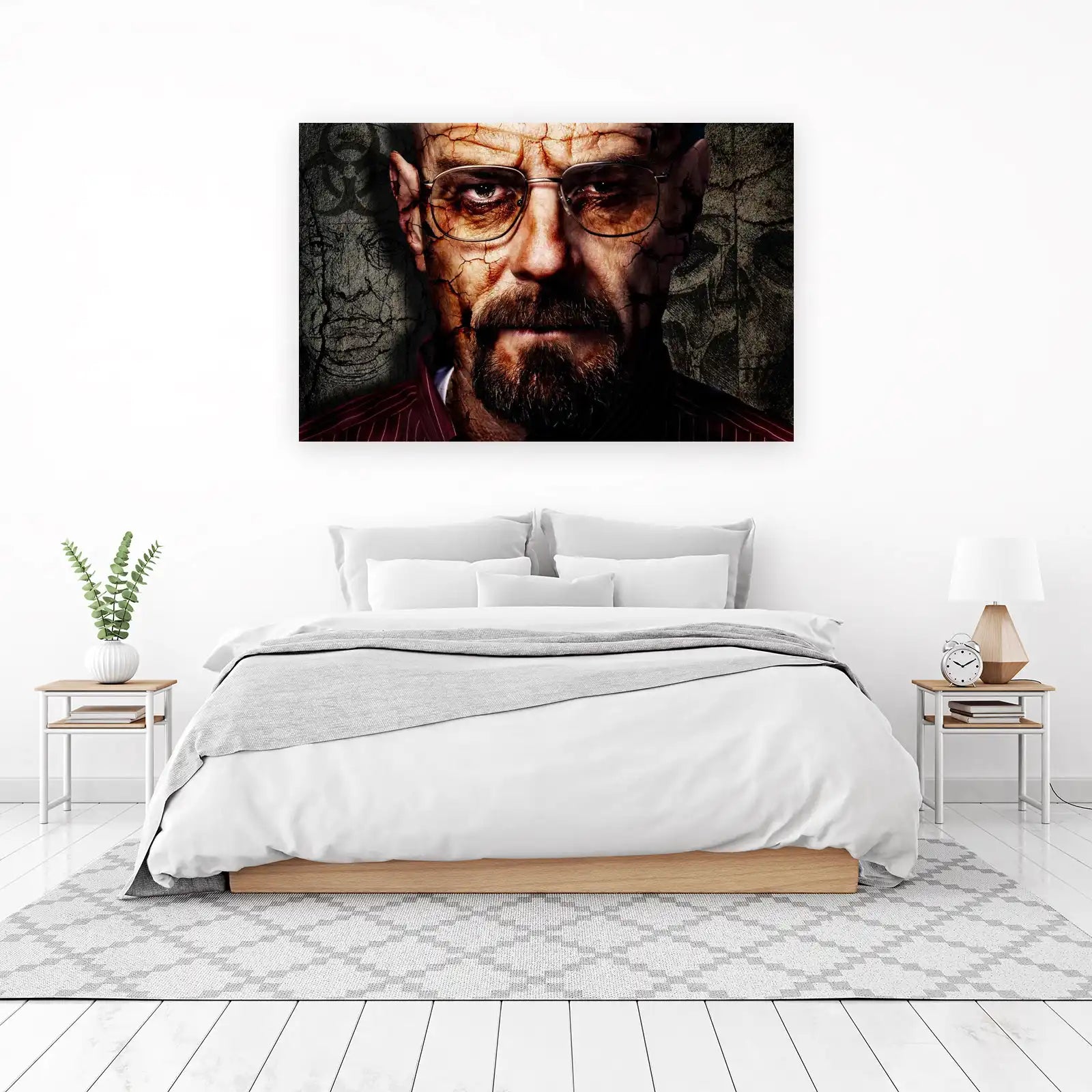 Intense Portrait Walter White Breaking Bad Wall Art