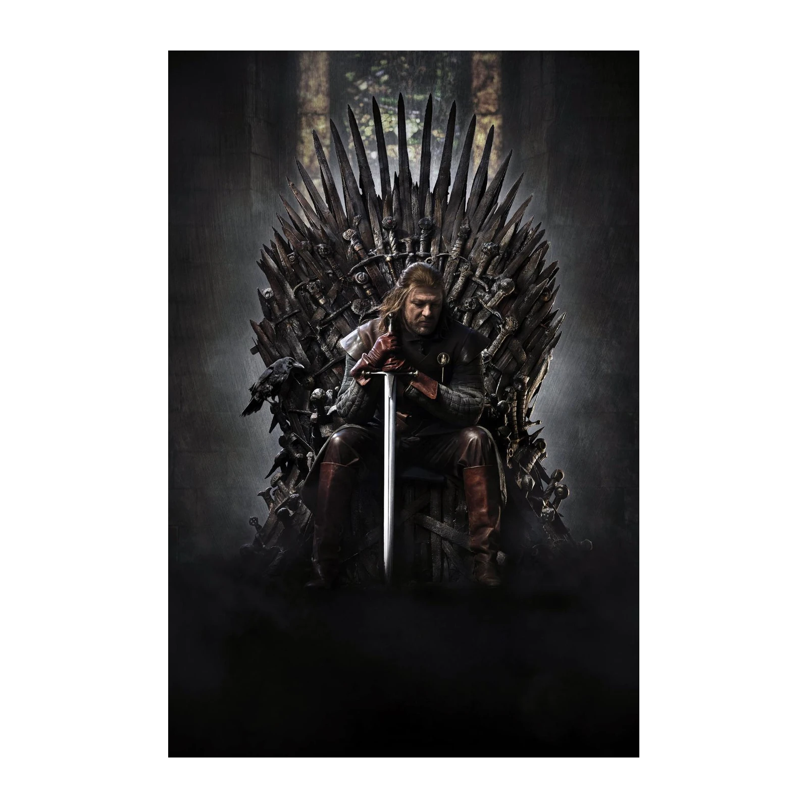 Epic Throne Room Dragon Wall Art