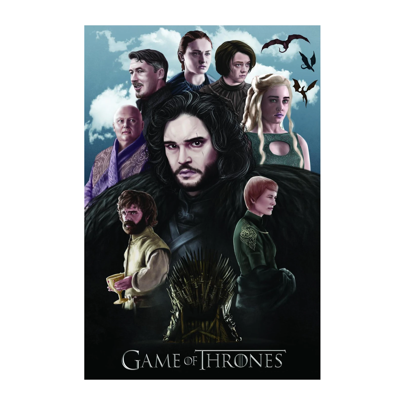 Epic Game of Thrones Characters Wall Art