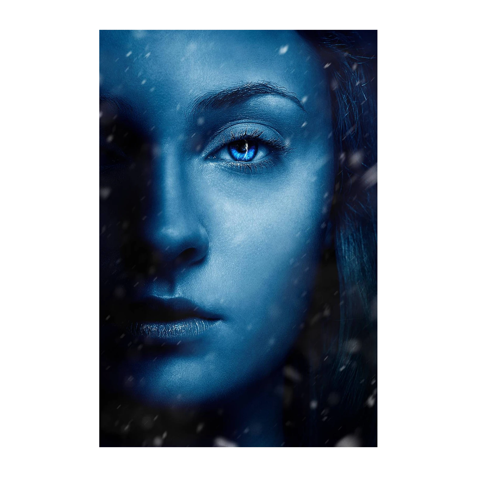 Enchanting Blue Eye Portrait Wall Art