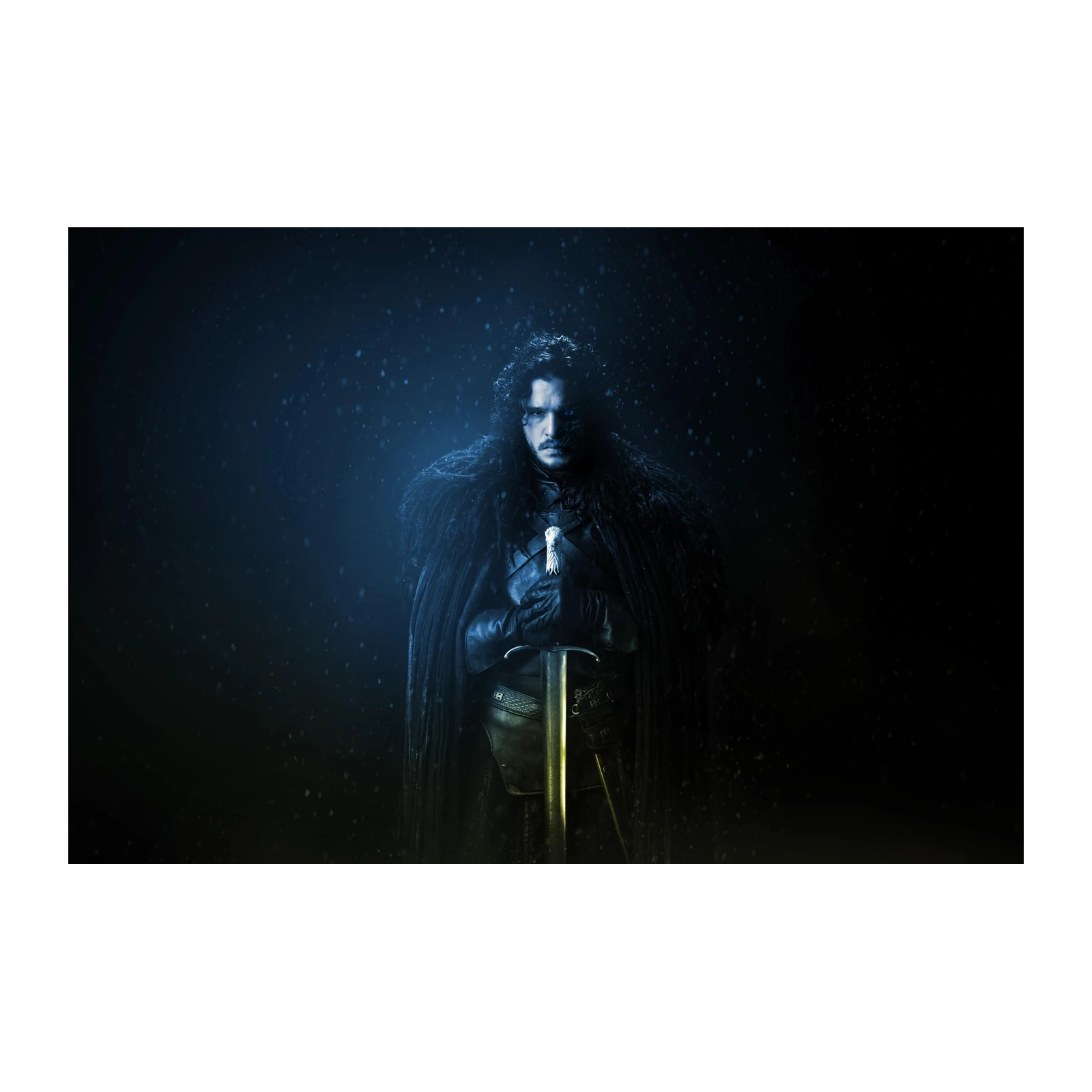 Jon Snow Epic Fantasy Wall Art Wall Art