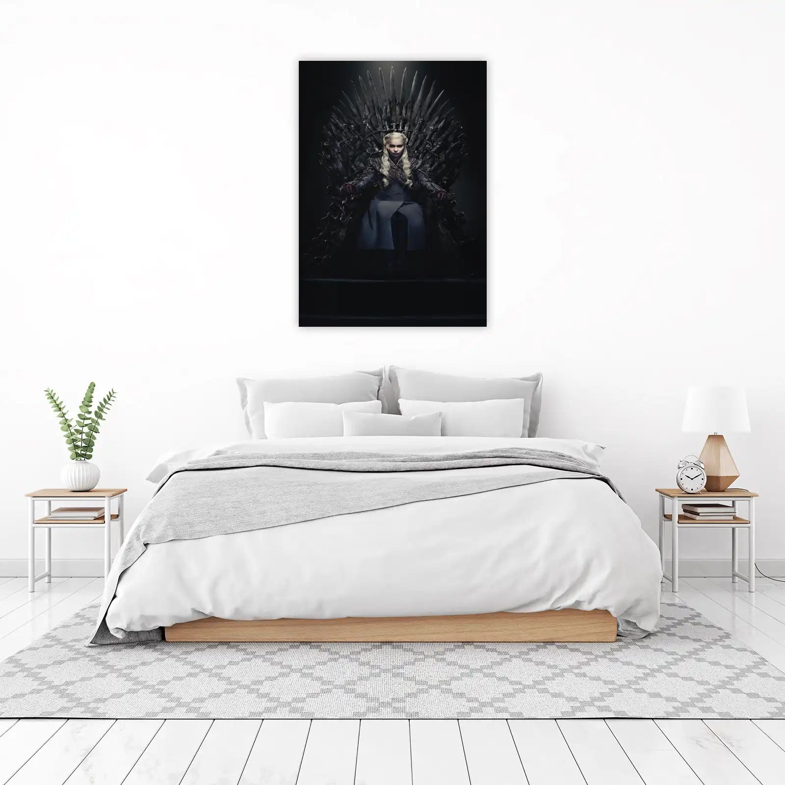 Daenerys Targaryen Iron Throne Wall Art