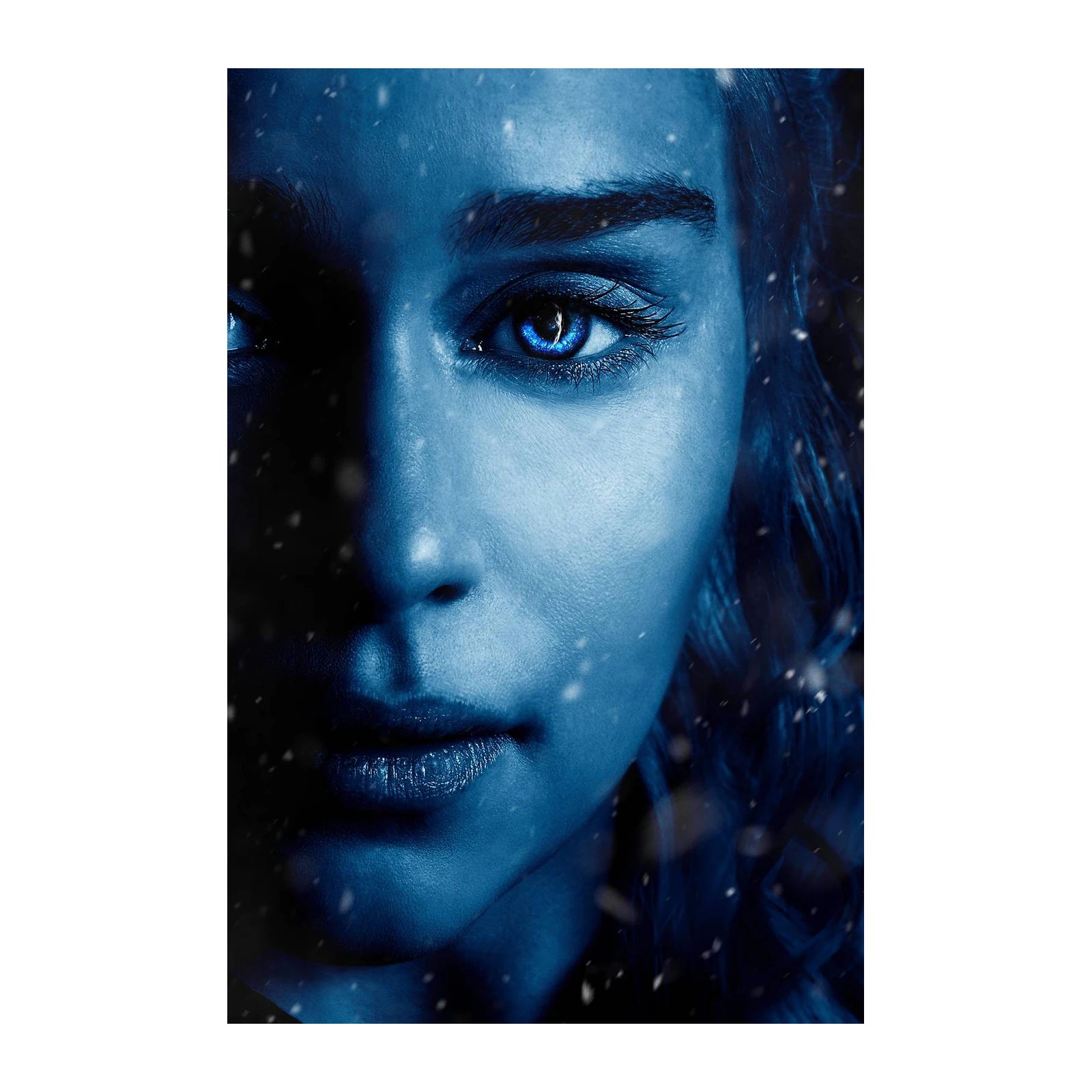 Striking Blue Eyes Portrait Wall Art