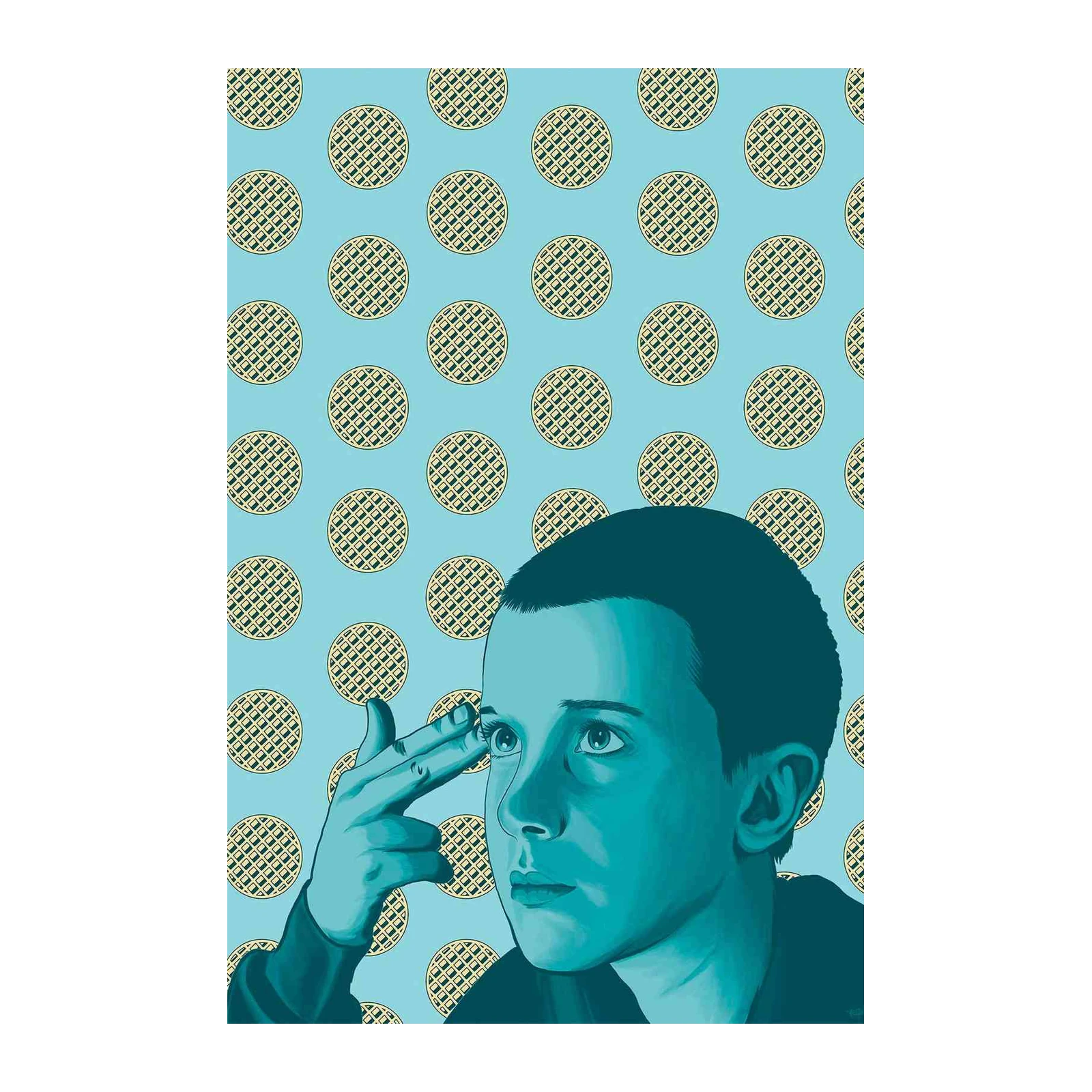 Eleven Waffle Power Wall Art
