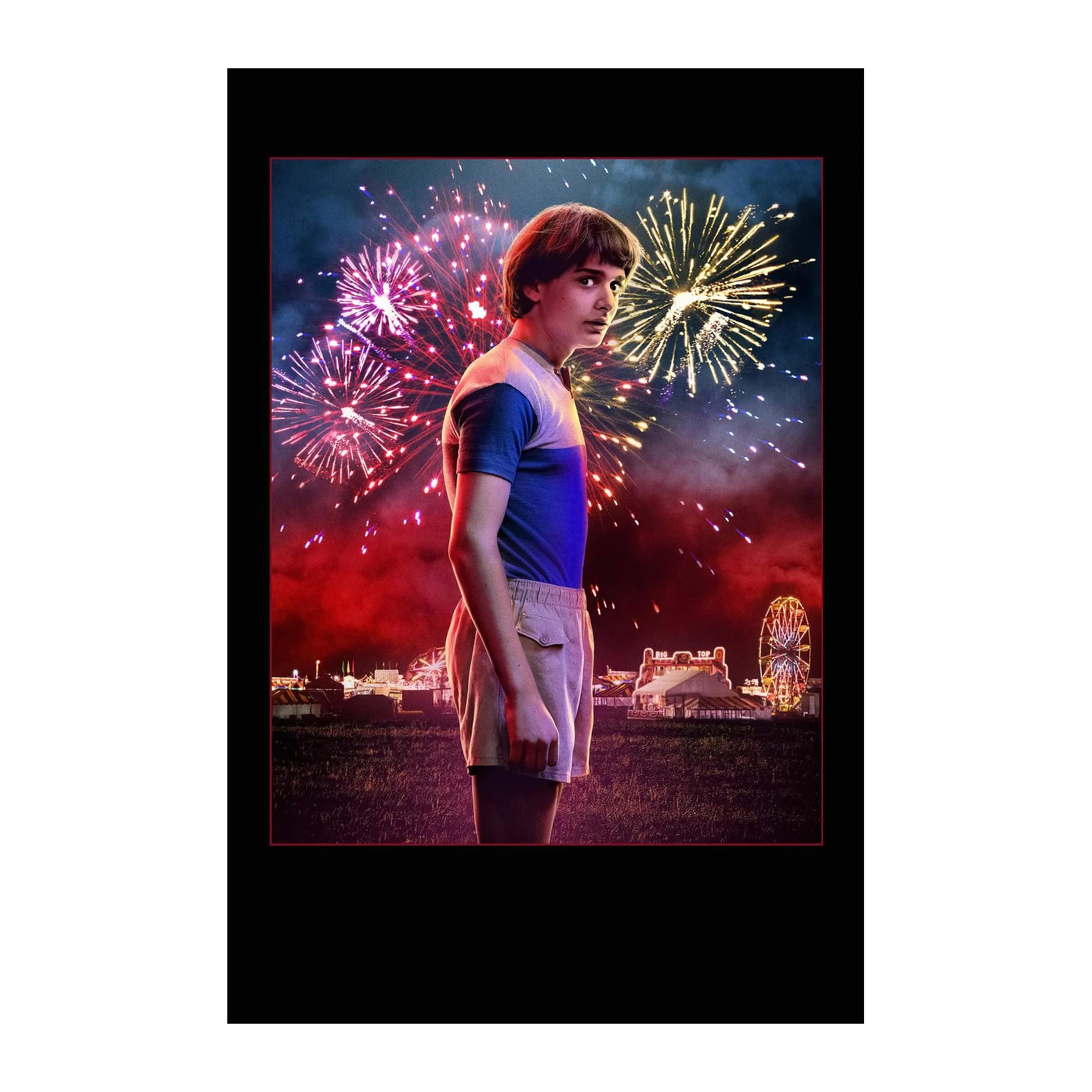 Stranger Things Will Byers Fireworks Wall Art