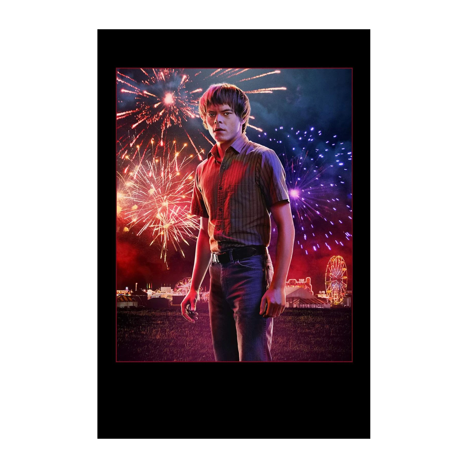 Stranger Things Jonathan Byers Fireworks Wall Art