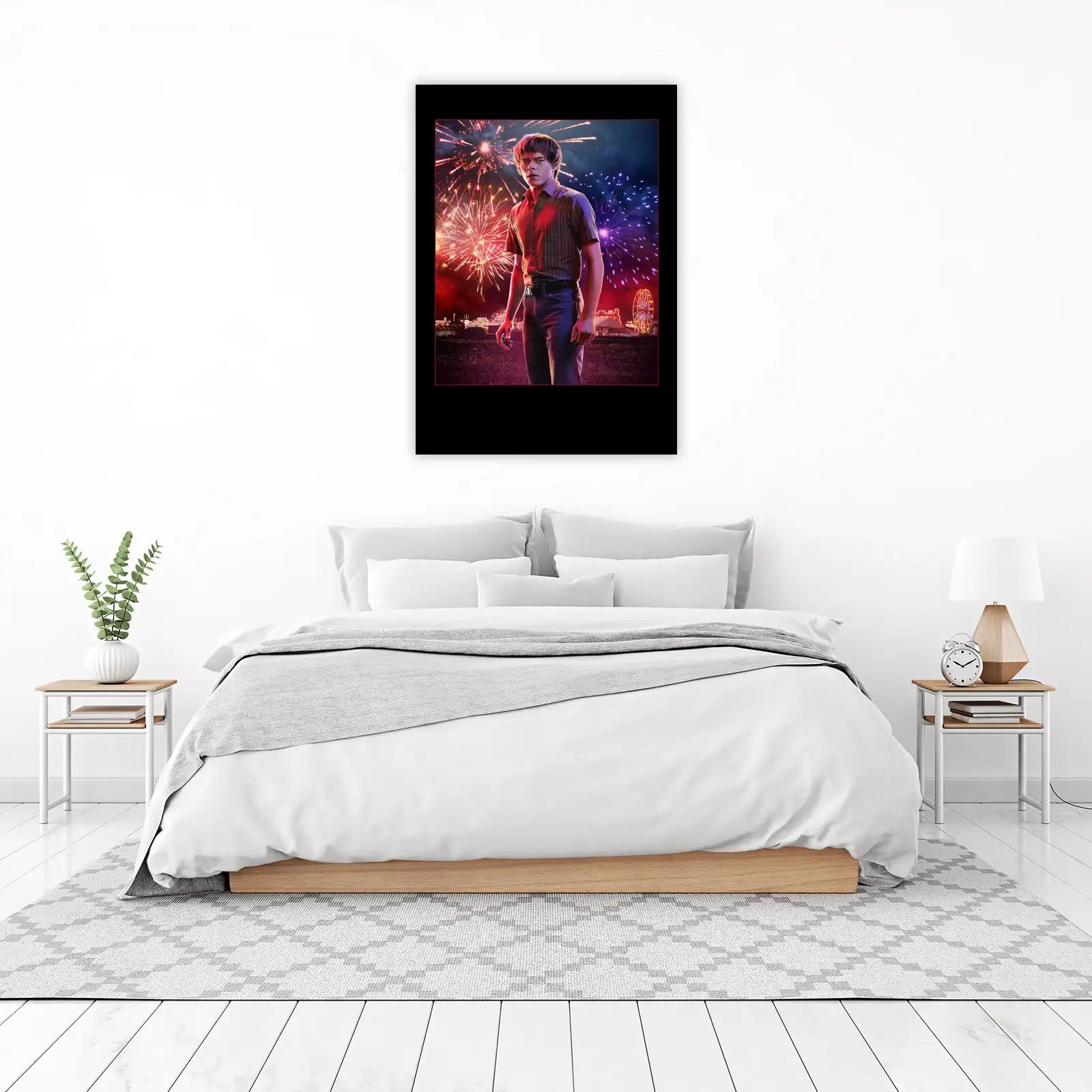 Stranger Things Jonathan Byers Fireworks Wall Art