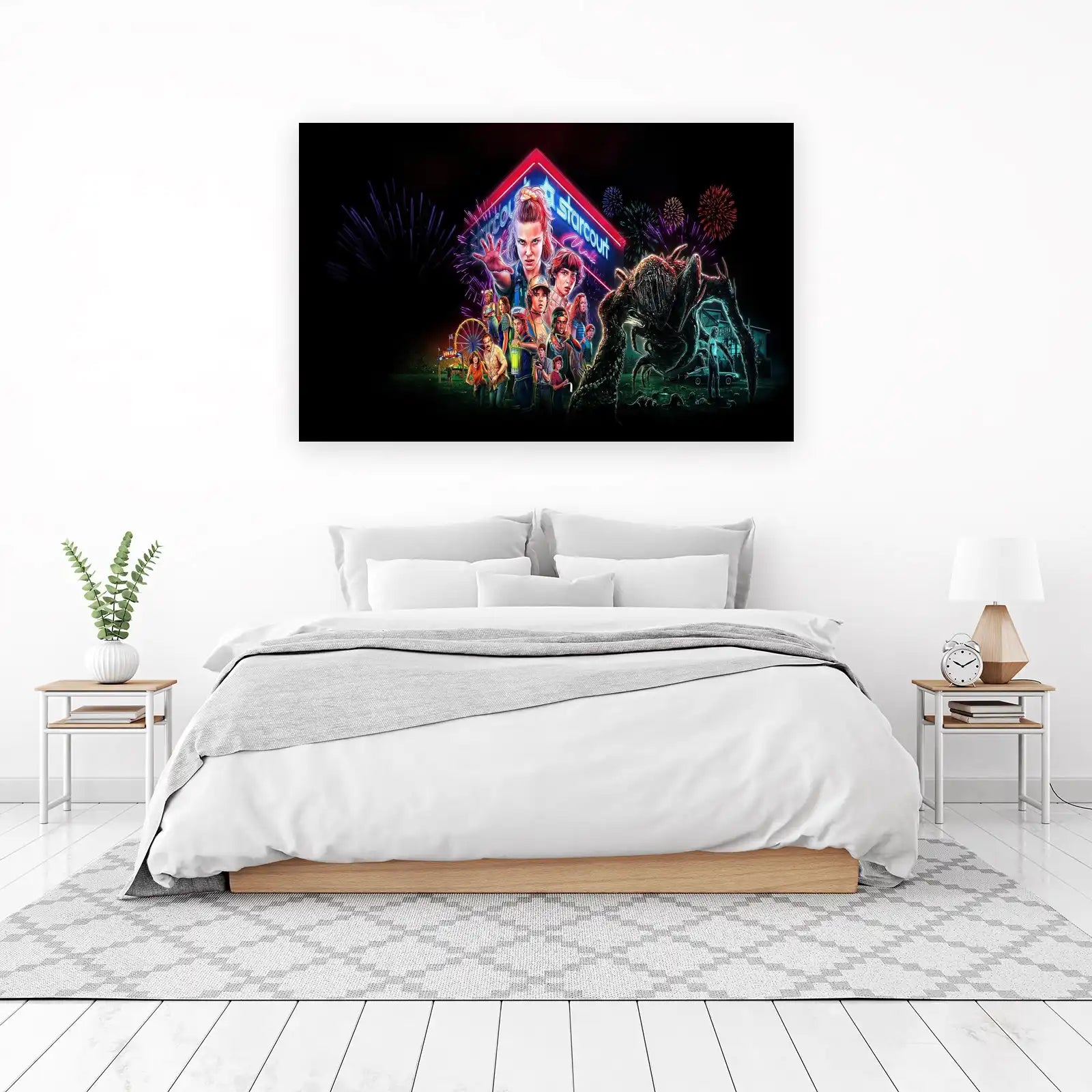 Stranger Things Eleven & Demogorgon Wall Art