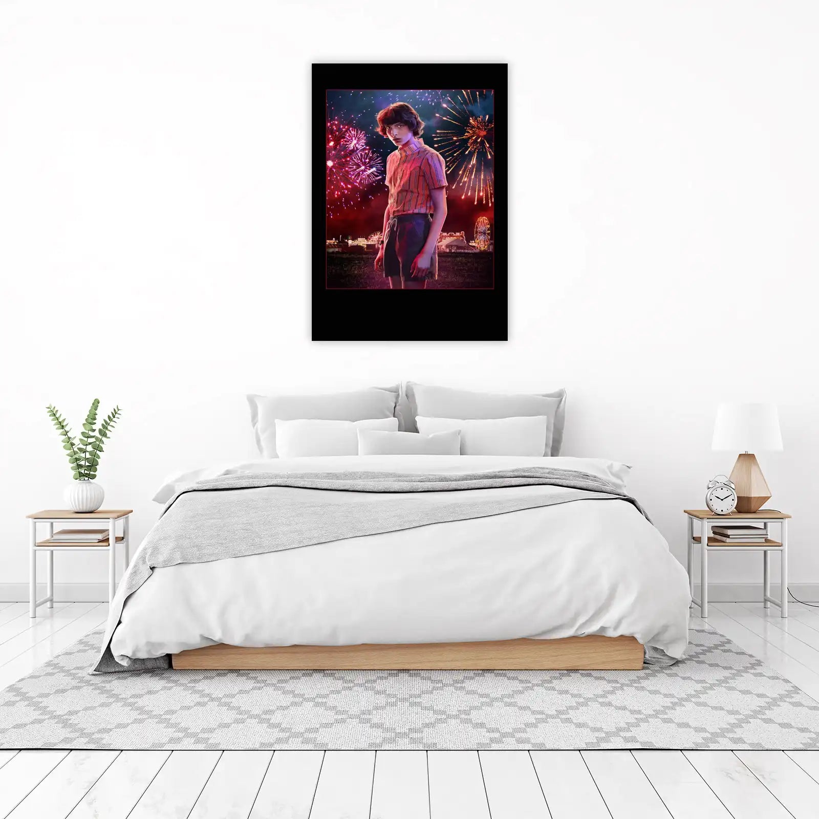 Stranger Things Mike Wheeler Fireworks Wall Art