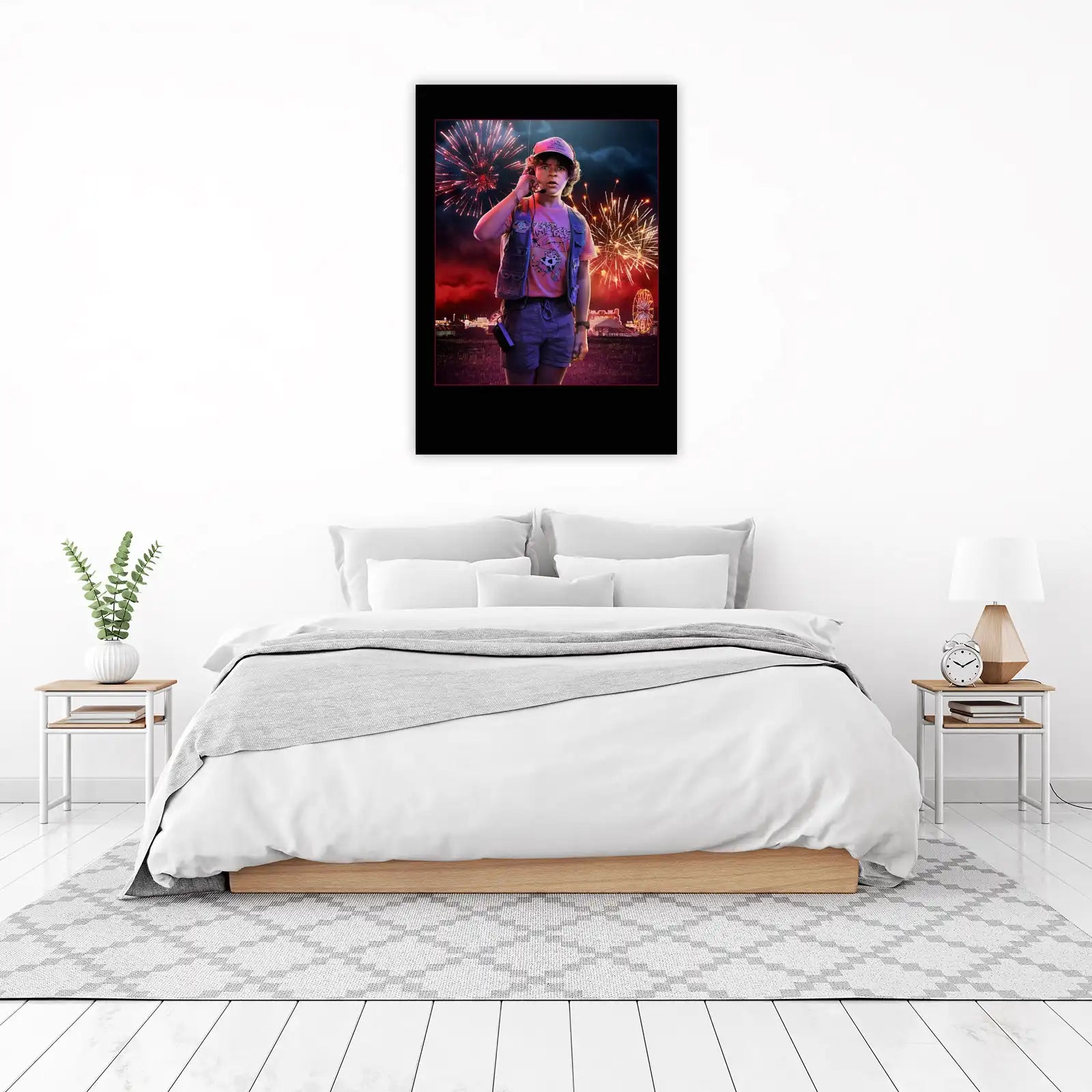 Stranger Things Dustin Fireworks Wall Art