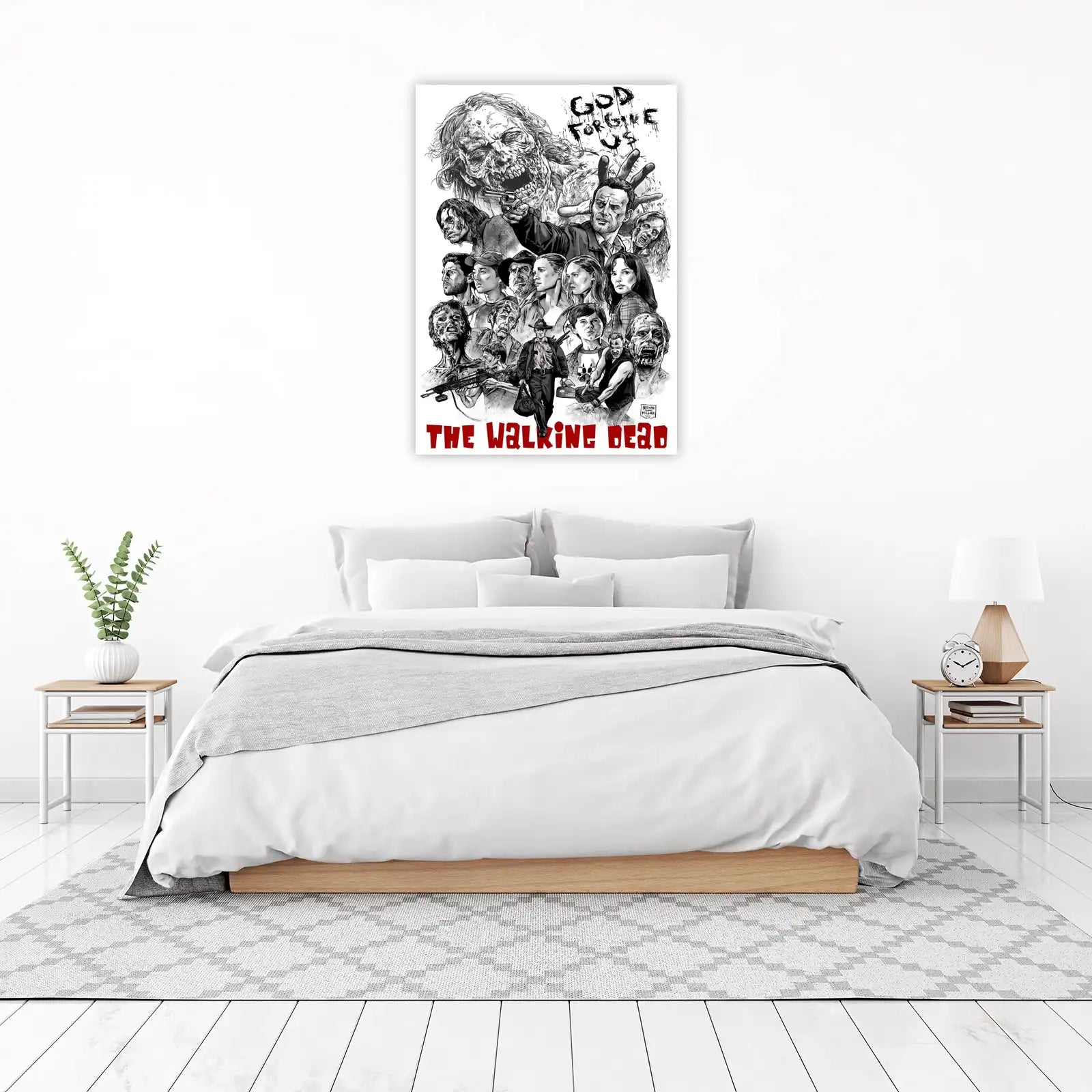 The Walking Dead Iconic Group Wall Art