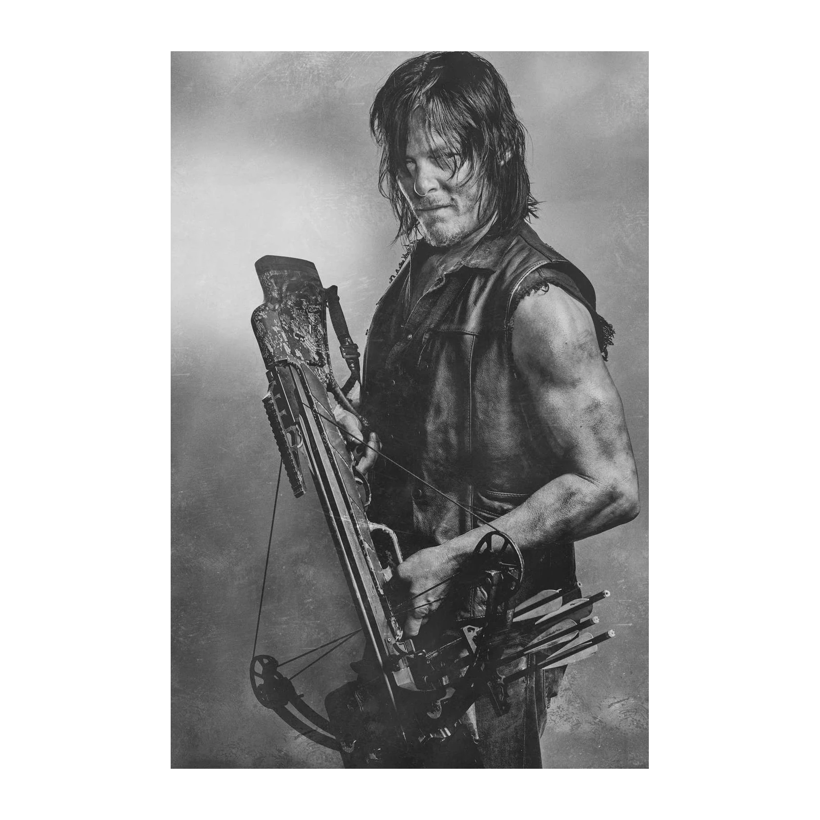 Daryl Dixon Crossbow Action Wall Art
