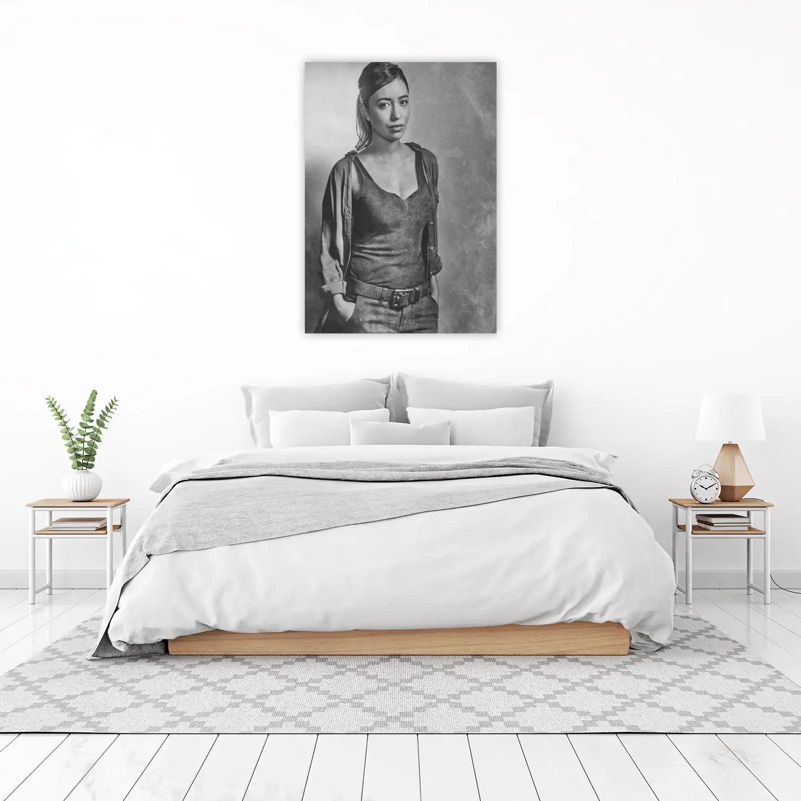 Striking Portrait of a Confident Woman Wall Art