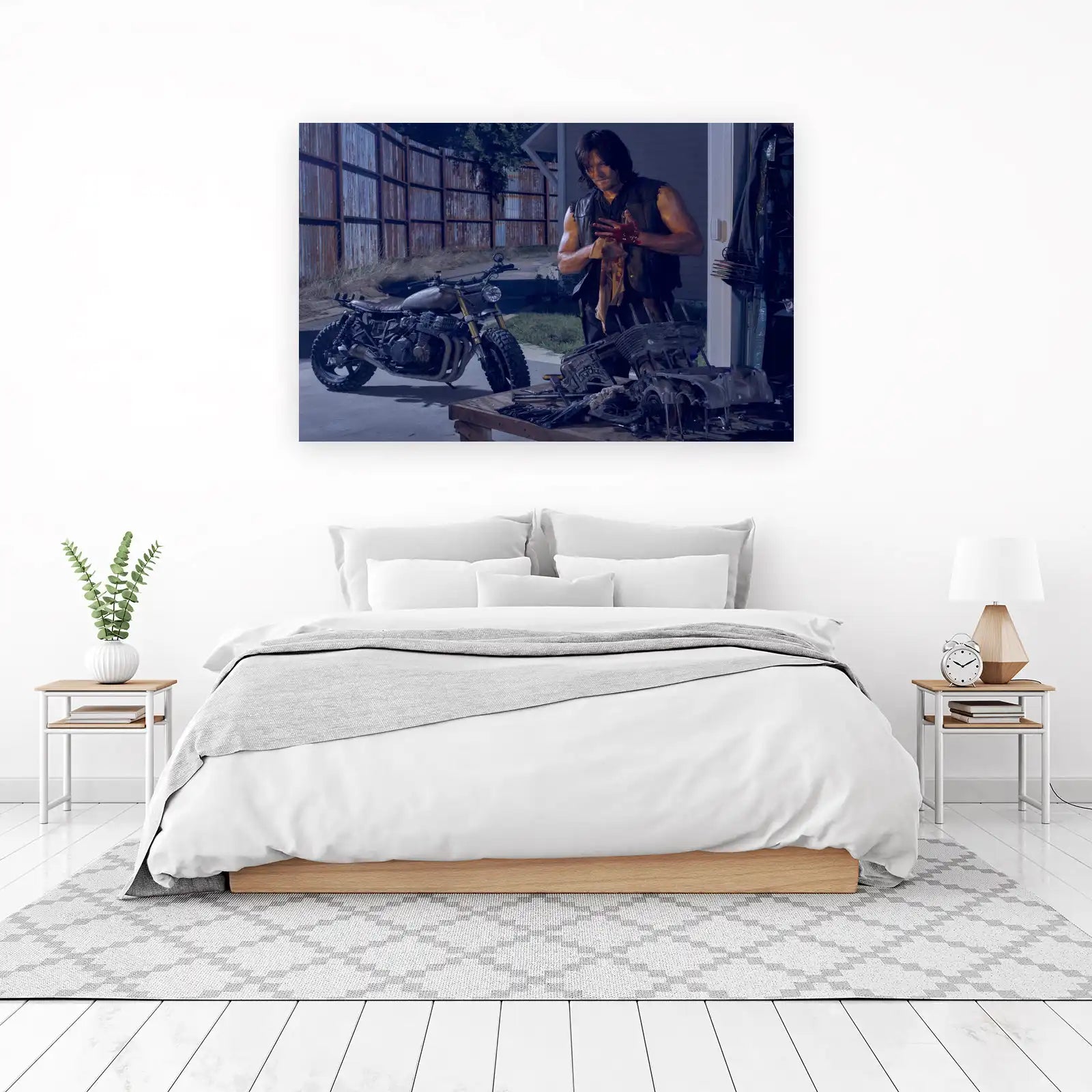 Daryl Dixon's Tough Ride Wall Art