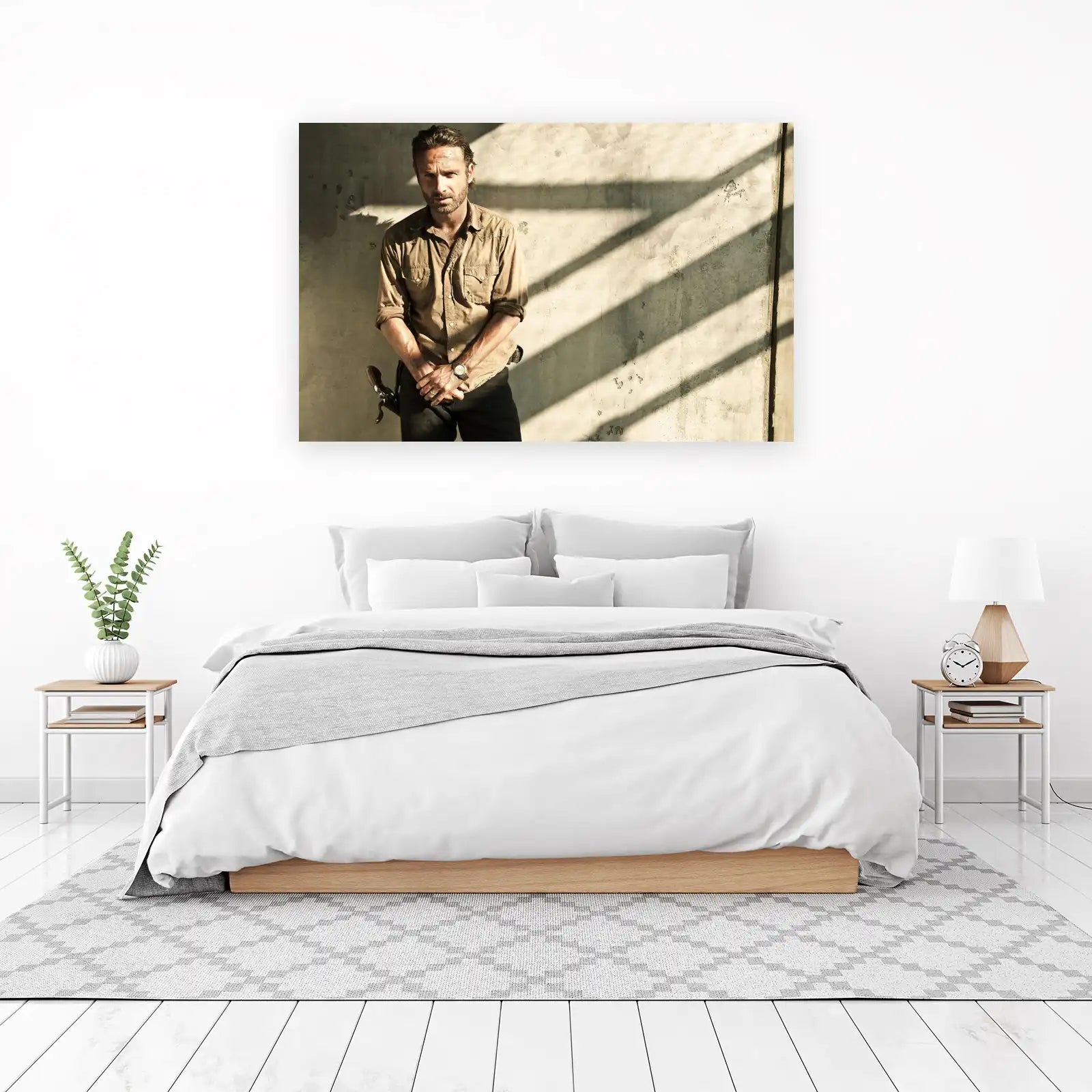 Grit & Resolve: Rick Grimes Wall Art