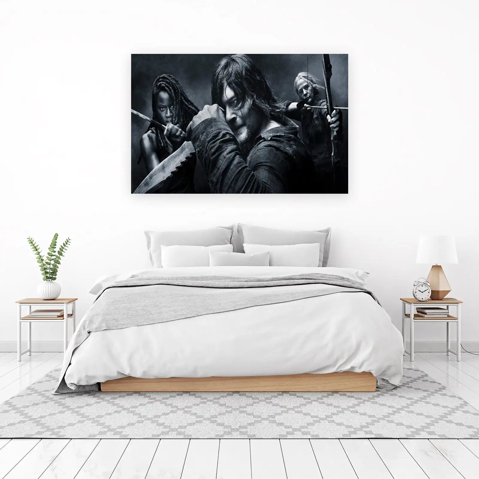 Daryl, Michonne & Carol TV Show Wall Art