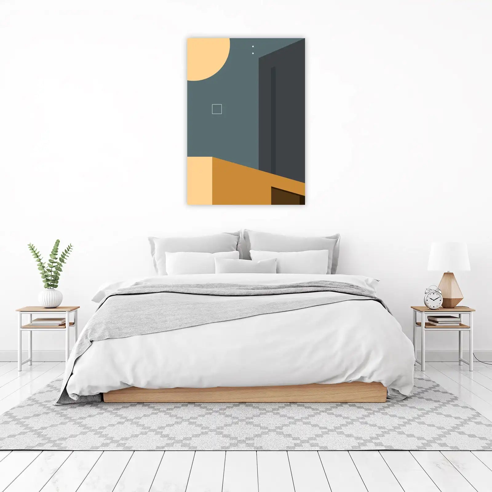 Minimalist Geometric Abstract Wall Art