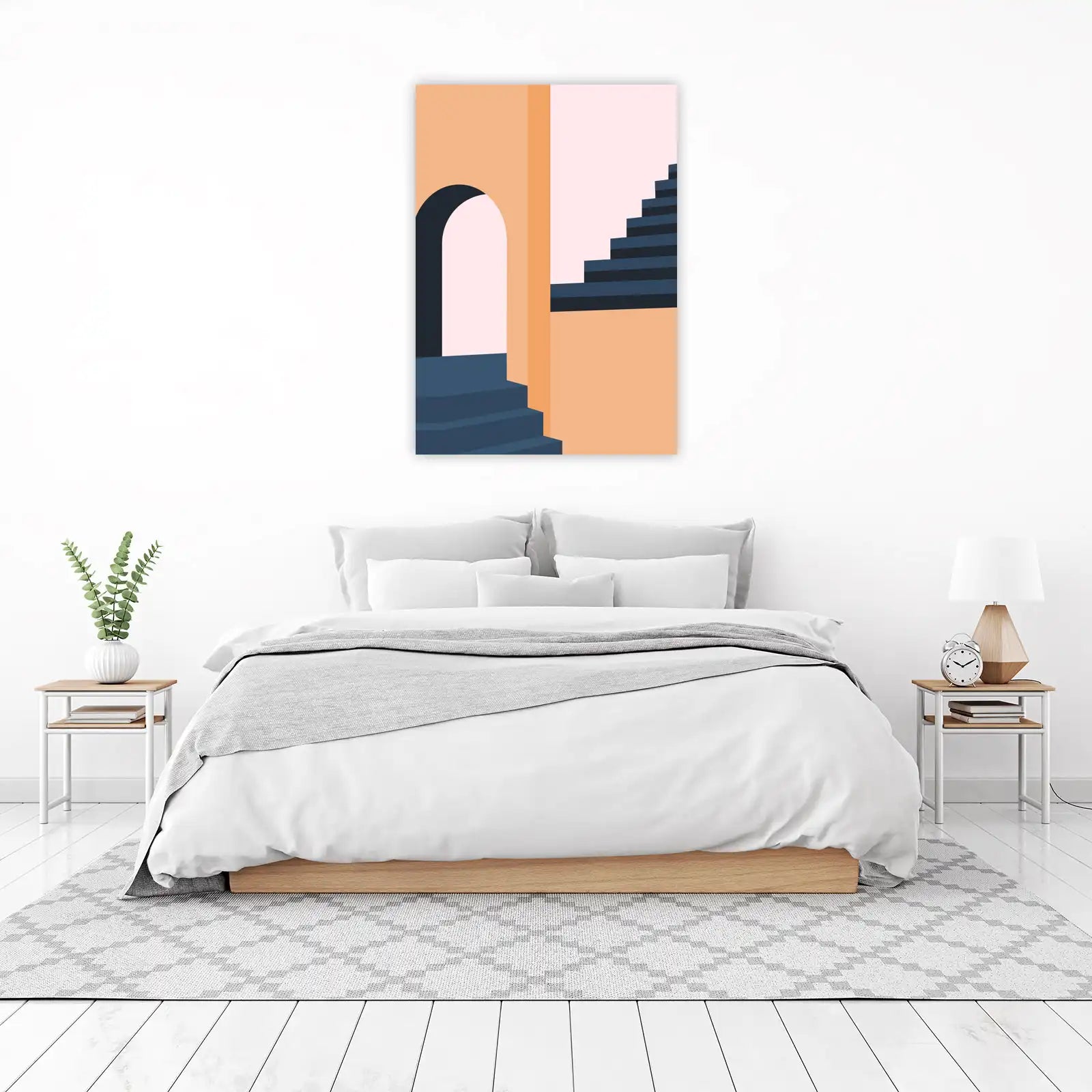 Abstract Arch & Stairs Wall Art