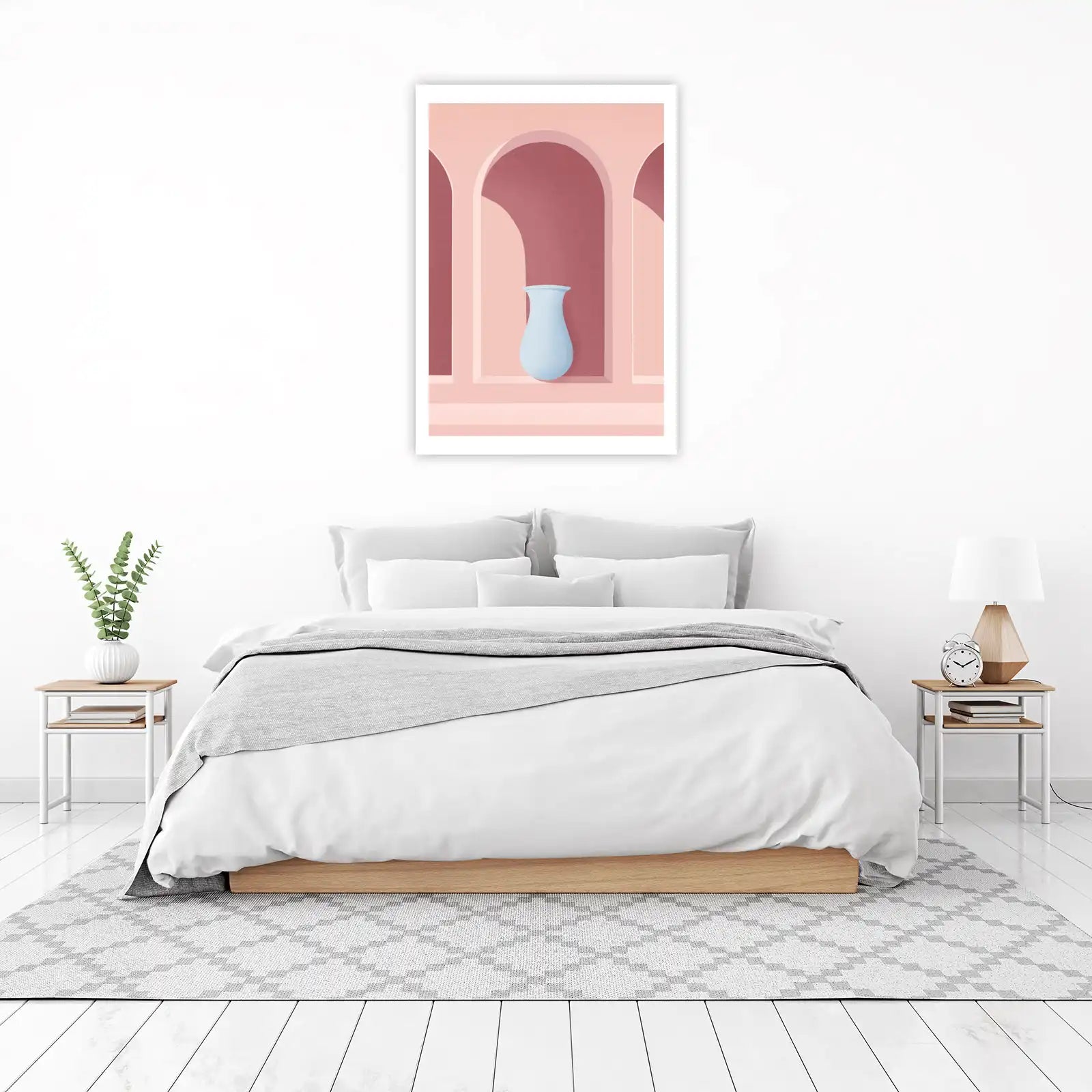 Minimalist Arch Vase Art Wall Art