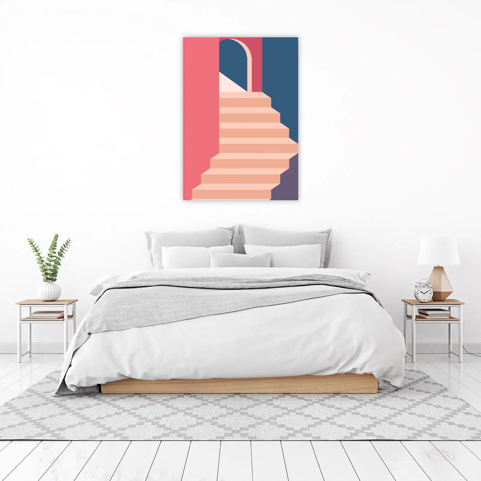 Modern Archway Stairs Wall Art