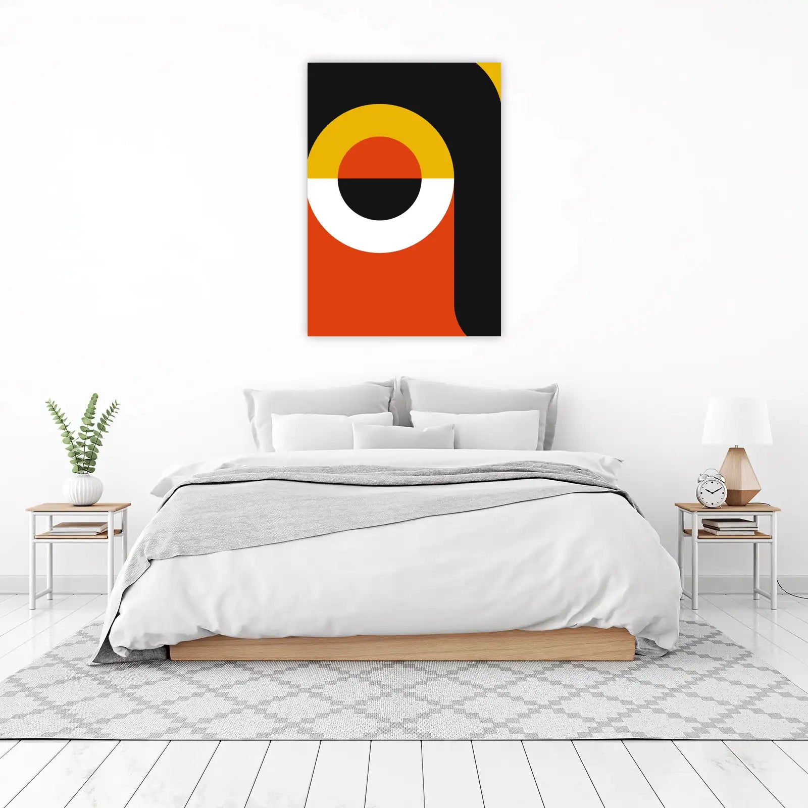Bold Geometric Abstract Art Wall Art