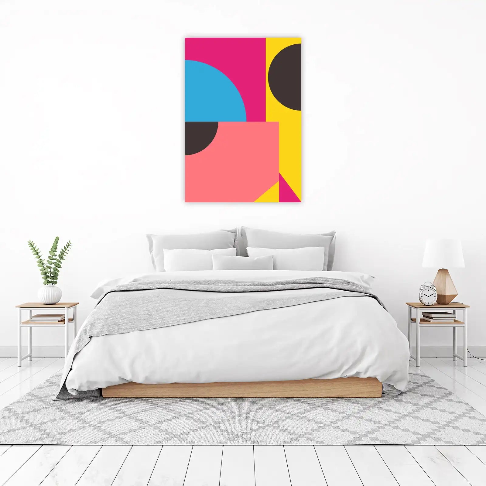 Vibrant Geometric Abstract Wall Art