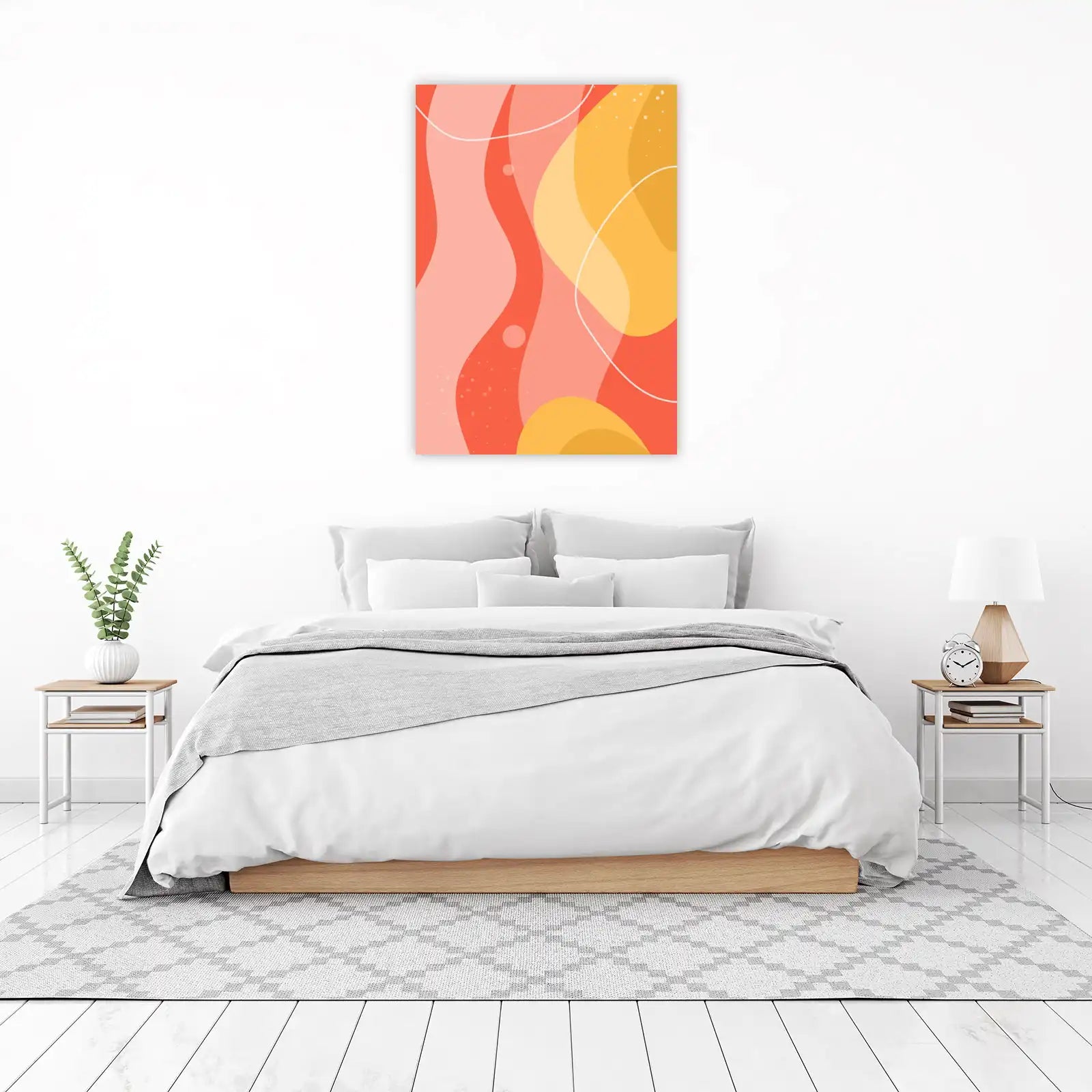 Abstract Swirls Modern Art Wall Art