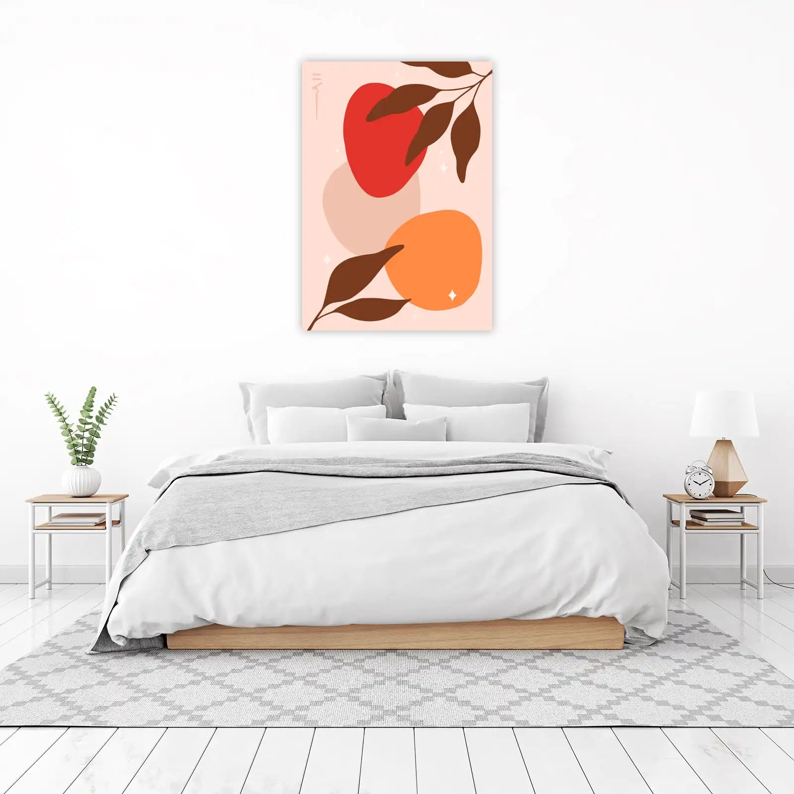 Boho Abstract Botanical Wall Art Wall Art