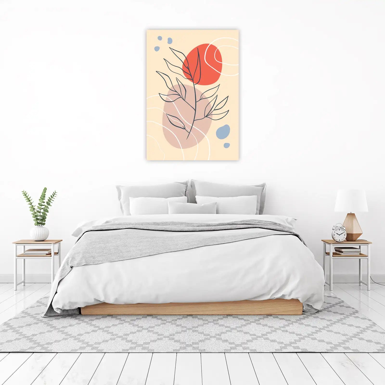 Abstract Botanical Line Art Wall Art